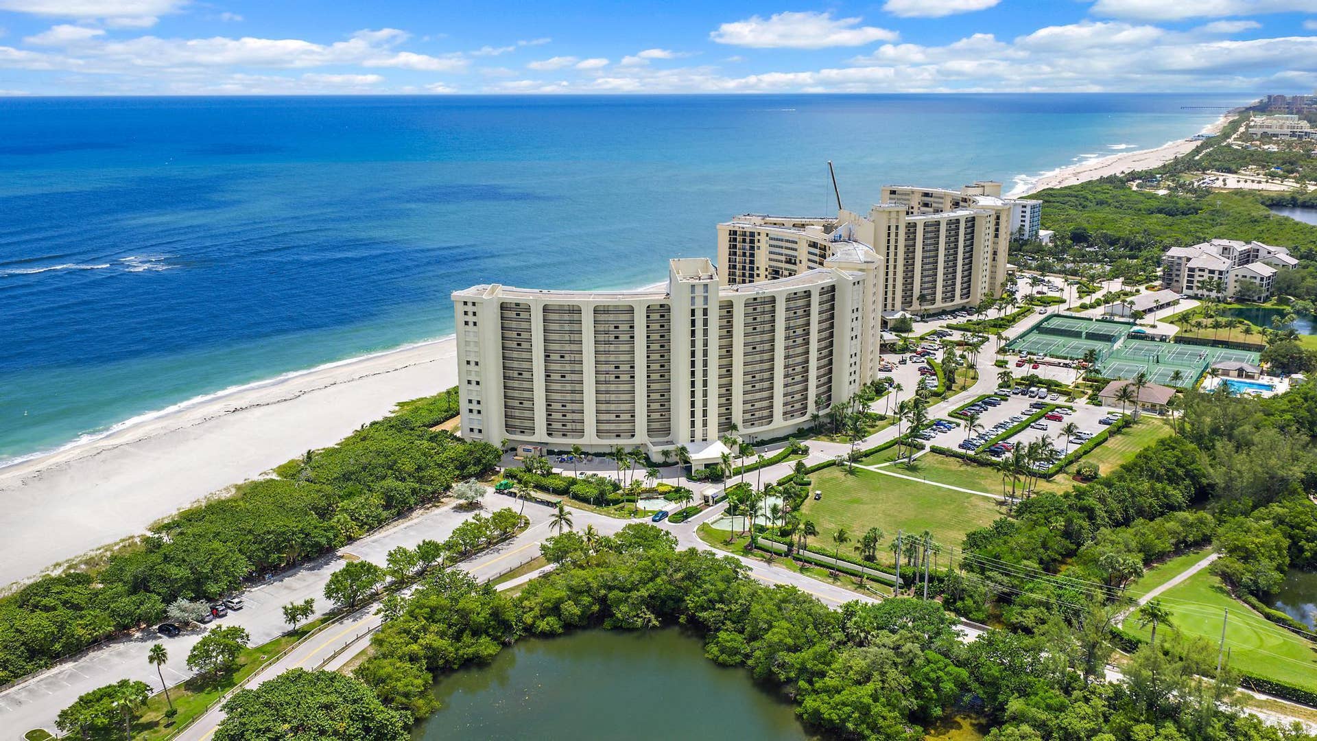 400 Ocean Trail Way, #608, Jupiter, FL 33477 Ocean Trails Aerial View