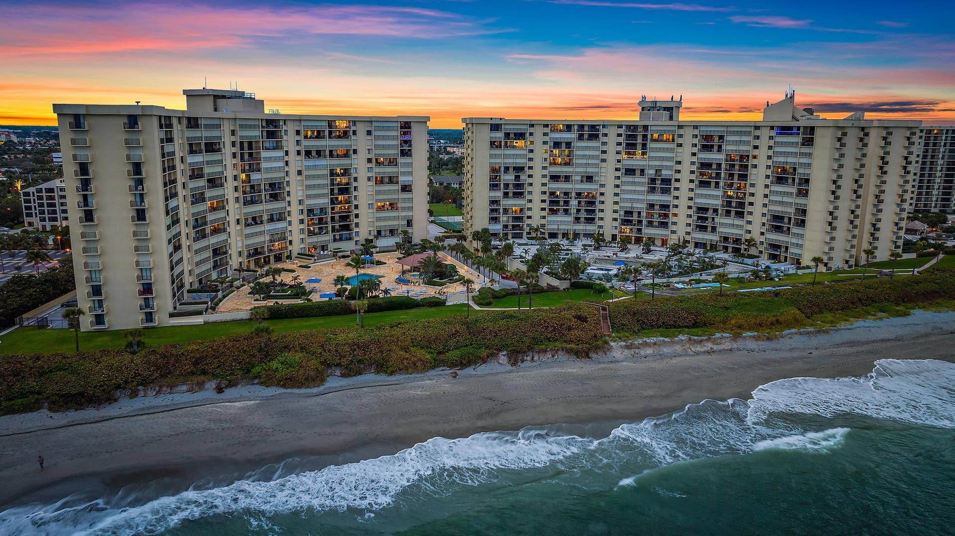 400 Ocean Trail Way, #608, Jupiter, FL 33477 Ocean Trails Aerial View