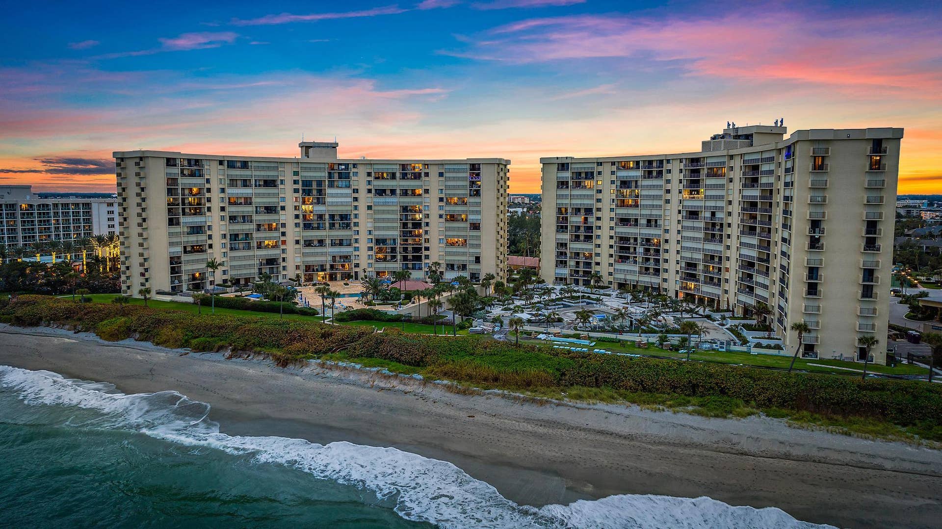 400 Ocean Trail Way, #608, Jupiter, FL 33477 Ocean Trails Aerial View