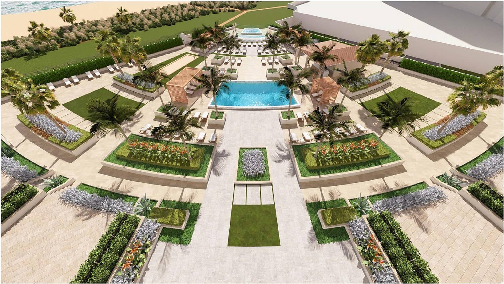 400 Ocean Trail Way, #608, Jupiter, FL 33477 Pool Deck Plan