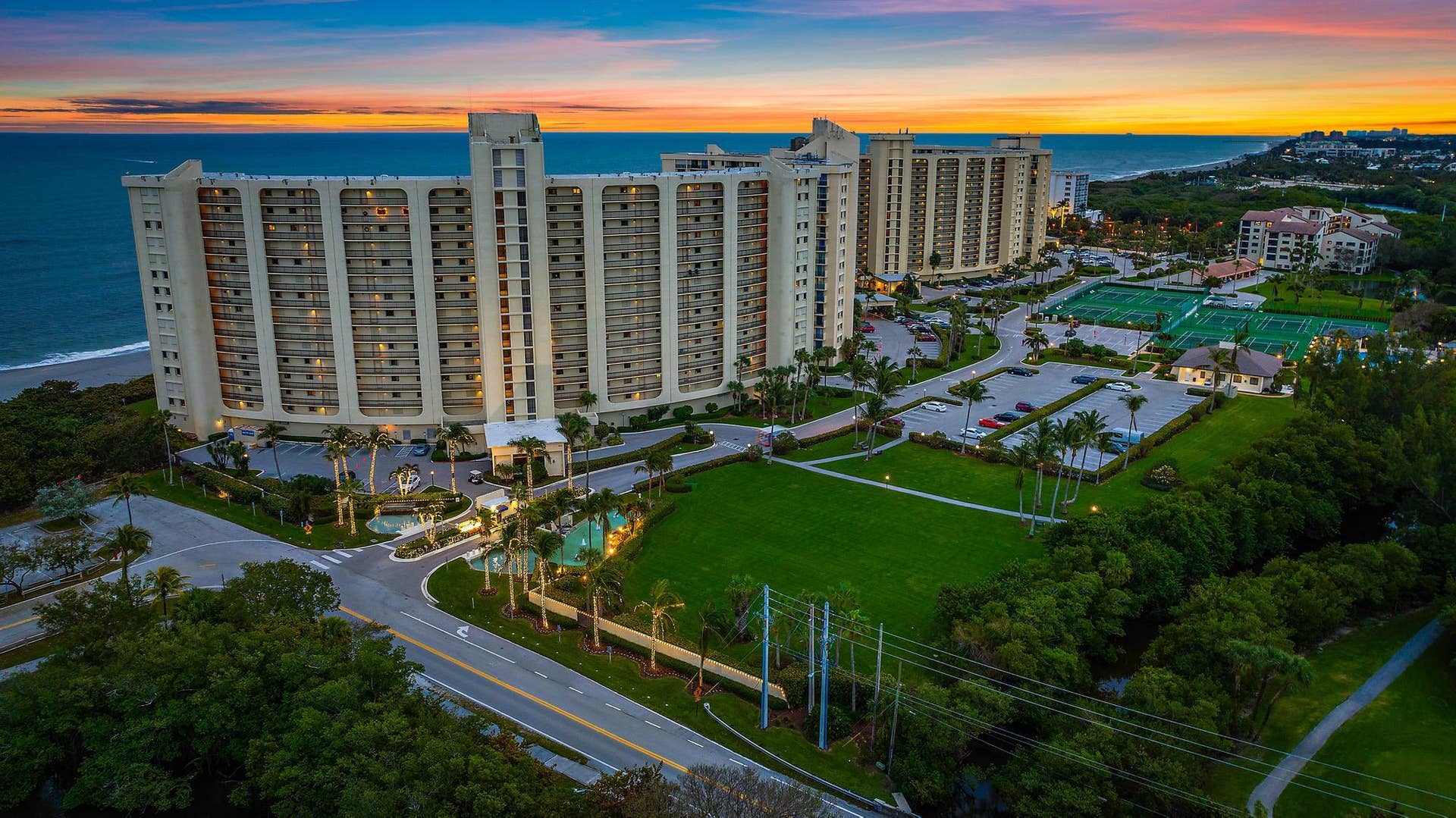 400 Ocean Trail Way, #608, Jupiter, FL 33477 Ocean Trails Aerial View