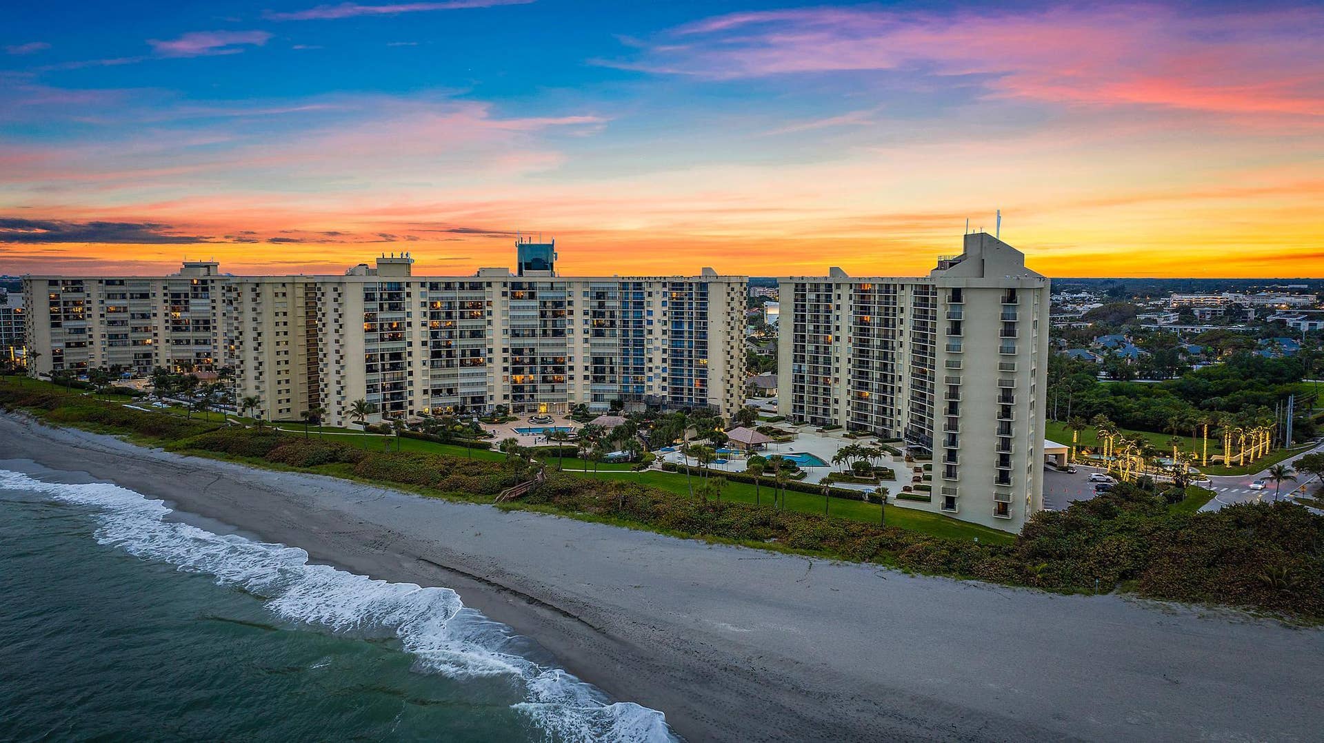 400 Ocean Trail Way, #608, Jupiter, FL 33477 Ocean Trails Aerial View