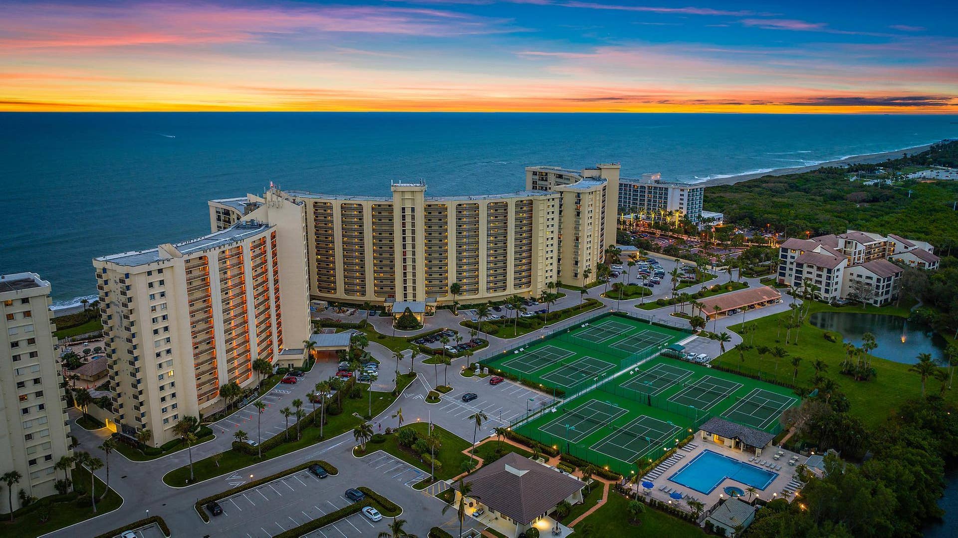 400 Ocean Trail Way, #608, Jupiter, FL 33477 Ocean Trails Aerial View