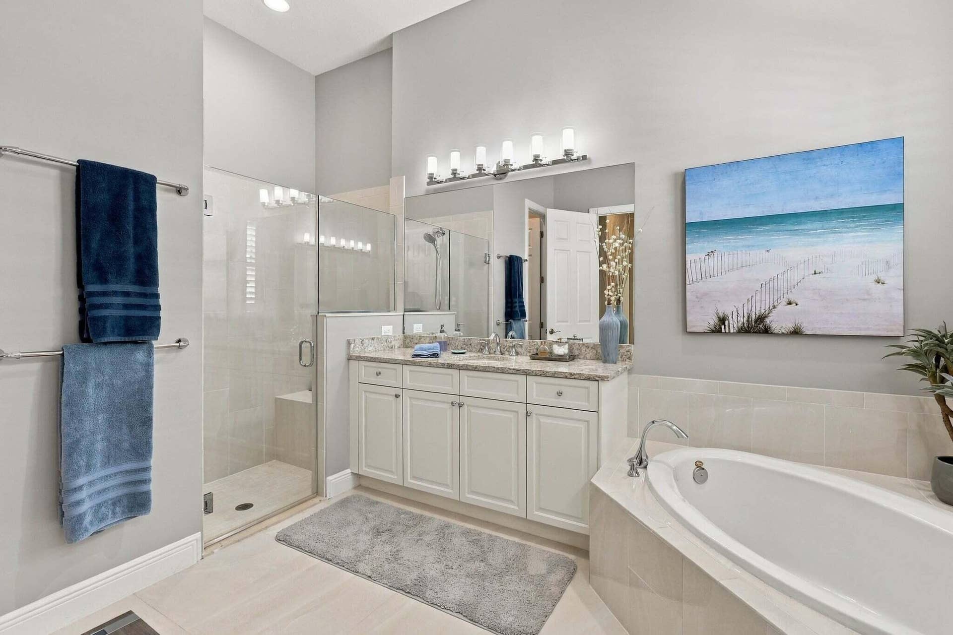 Master Bath with separate shower