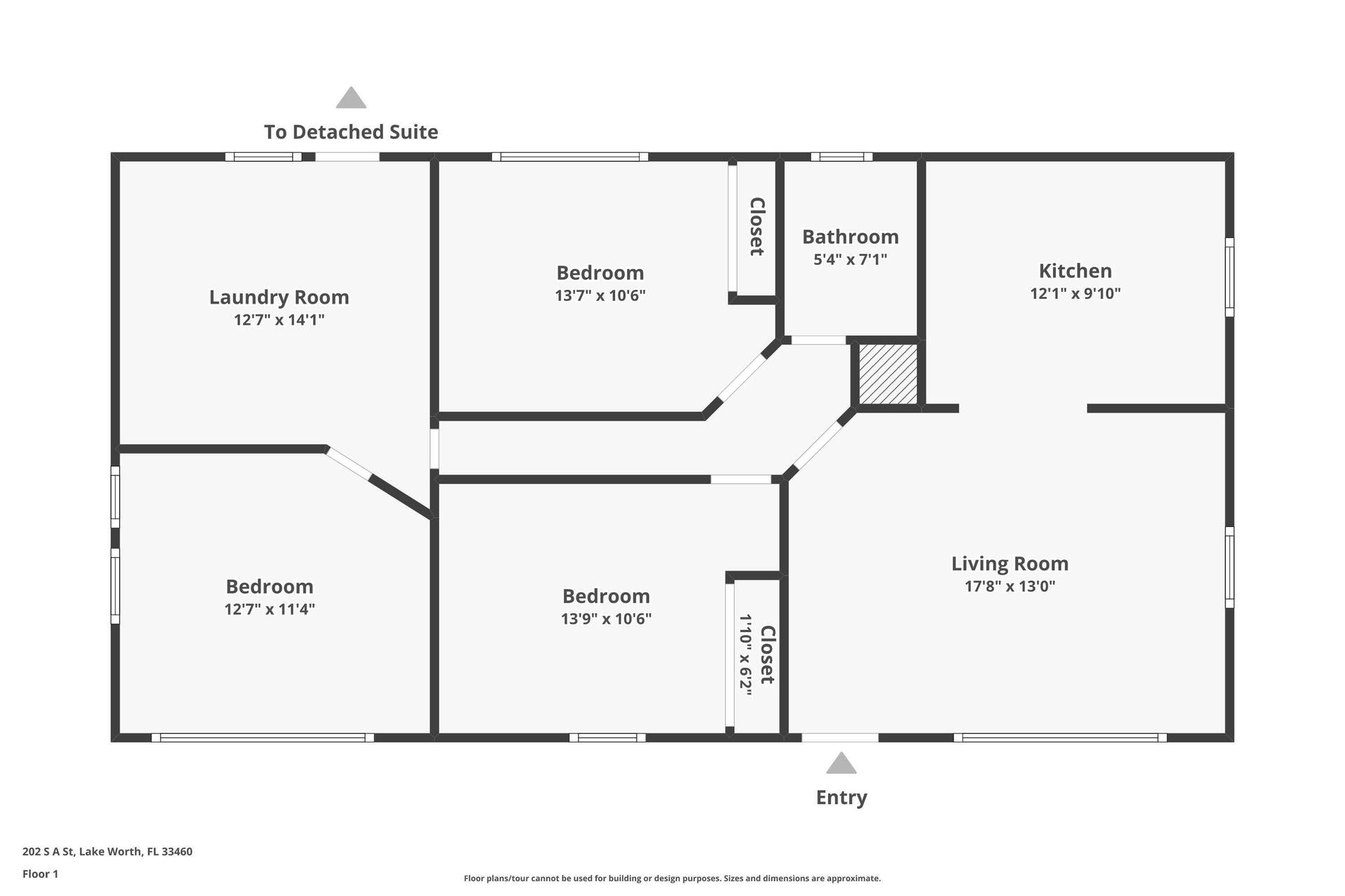 202 S A Street, #A, Lake Worth Beach, FL 33460 3-floor-1