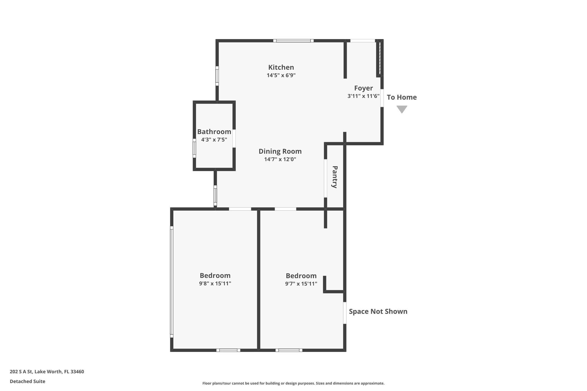 202 S A Street, #A, Lake Worth Beach, FL 33460 1-detached-suite