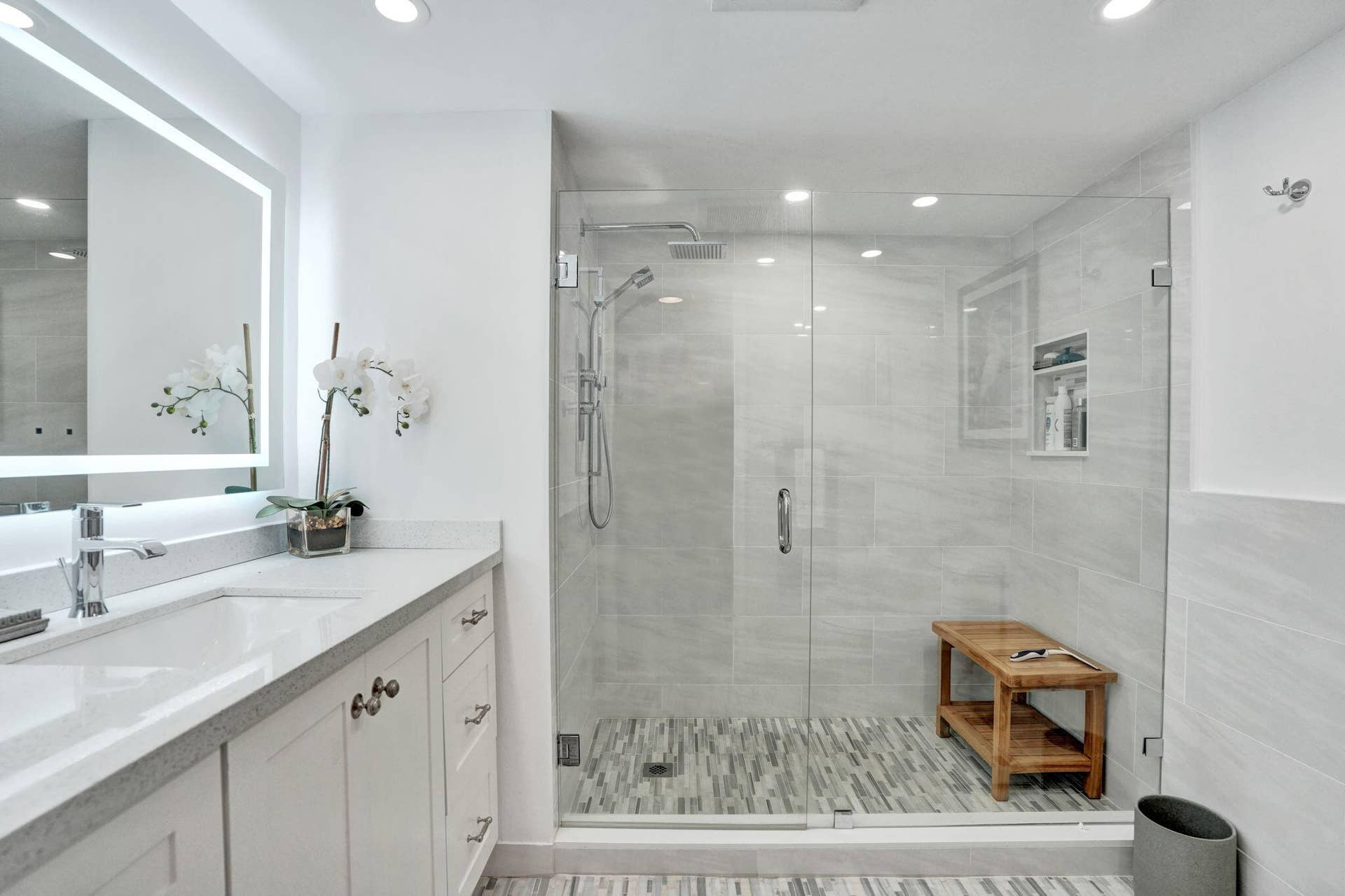 Updated primary bathroom