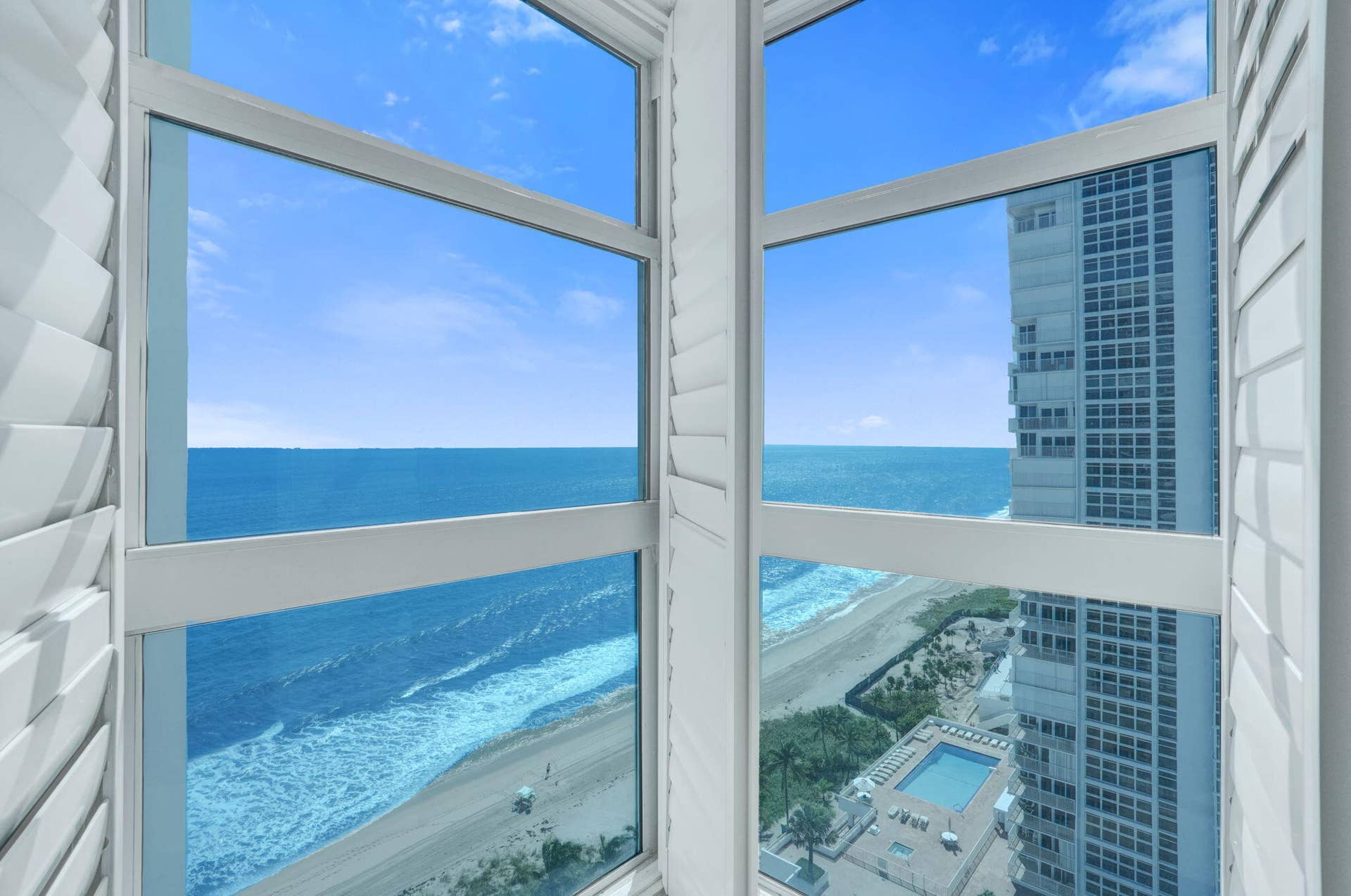 View from primary bedroom