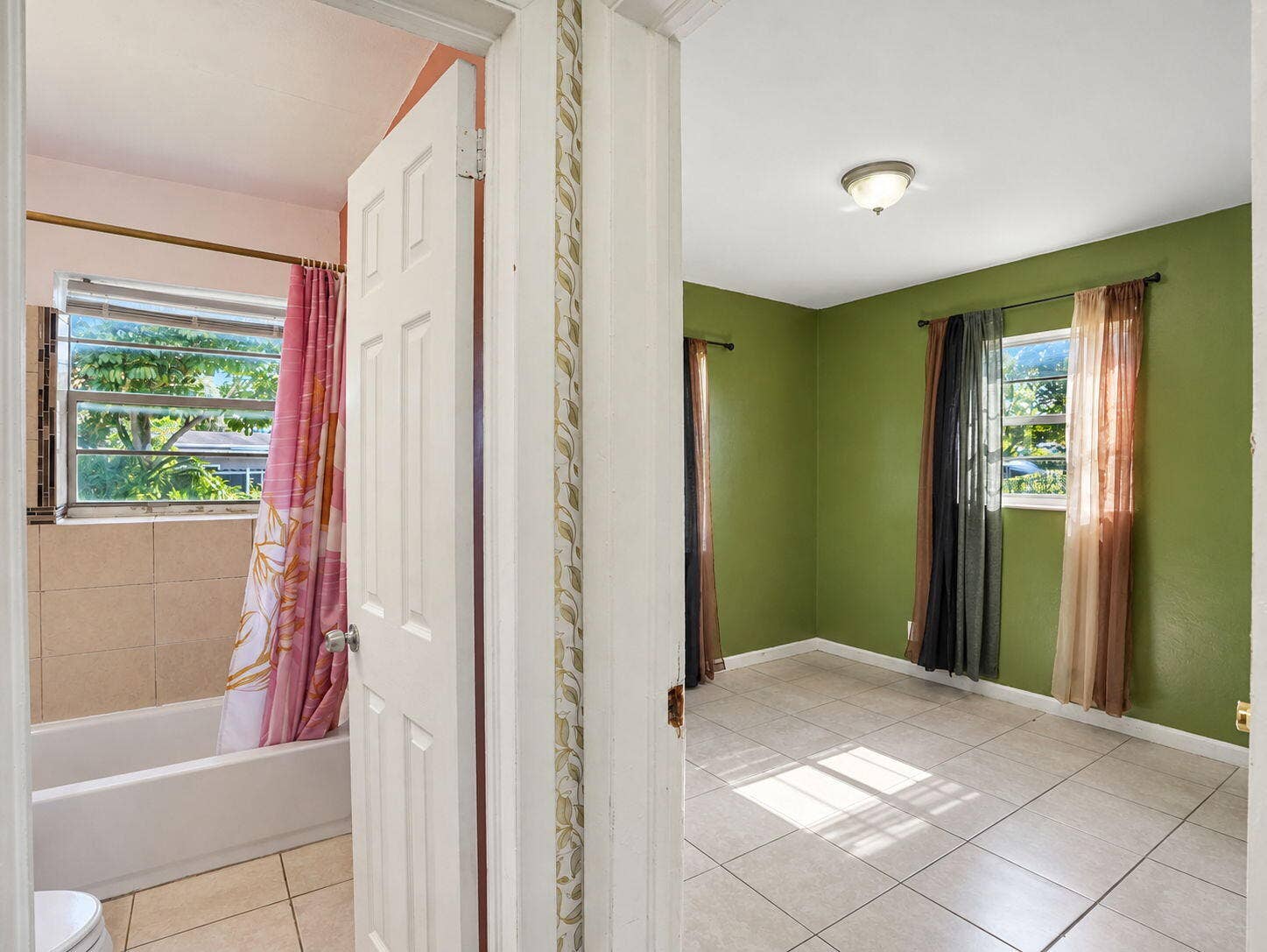 1805 NW 13TH Court, Fort Lauderdale, FL 33311 Bedroom with easy access to bathroom