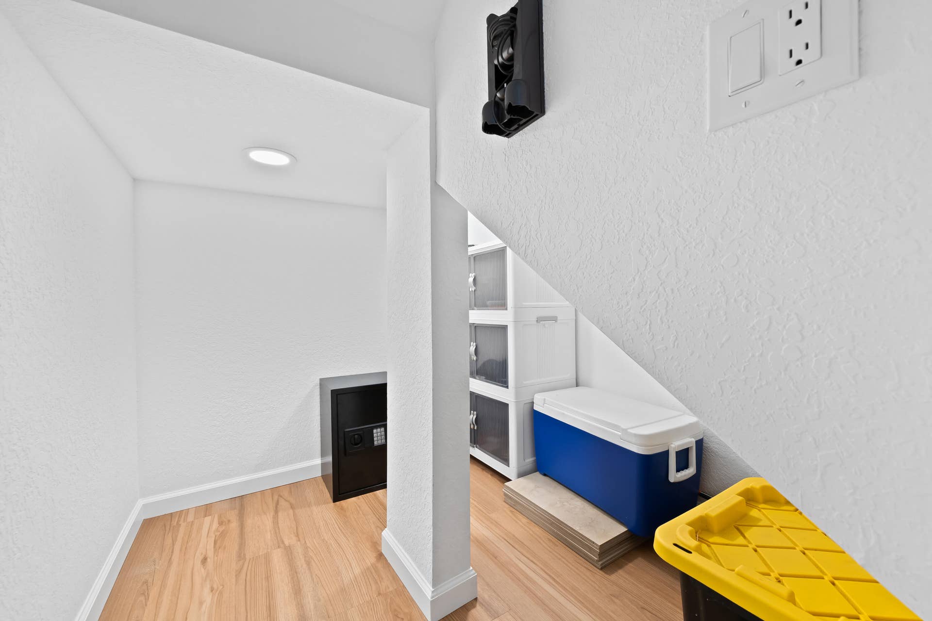 Under staircase storage room