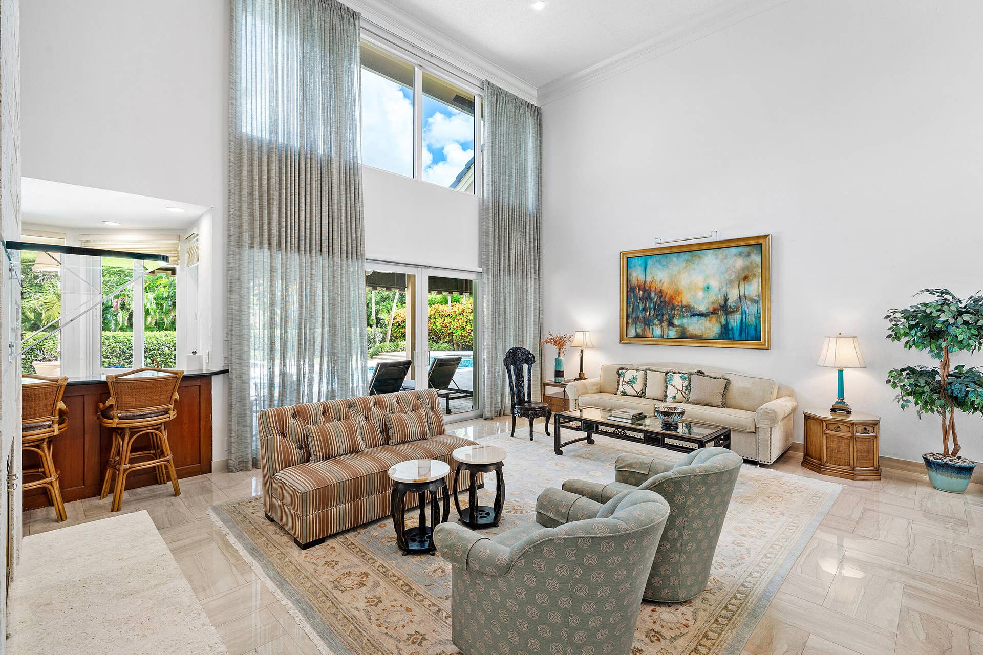 7235 QUEENFERRY Circle, Boca Raton, FL 33496 Living Room