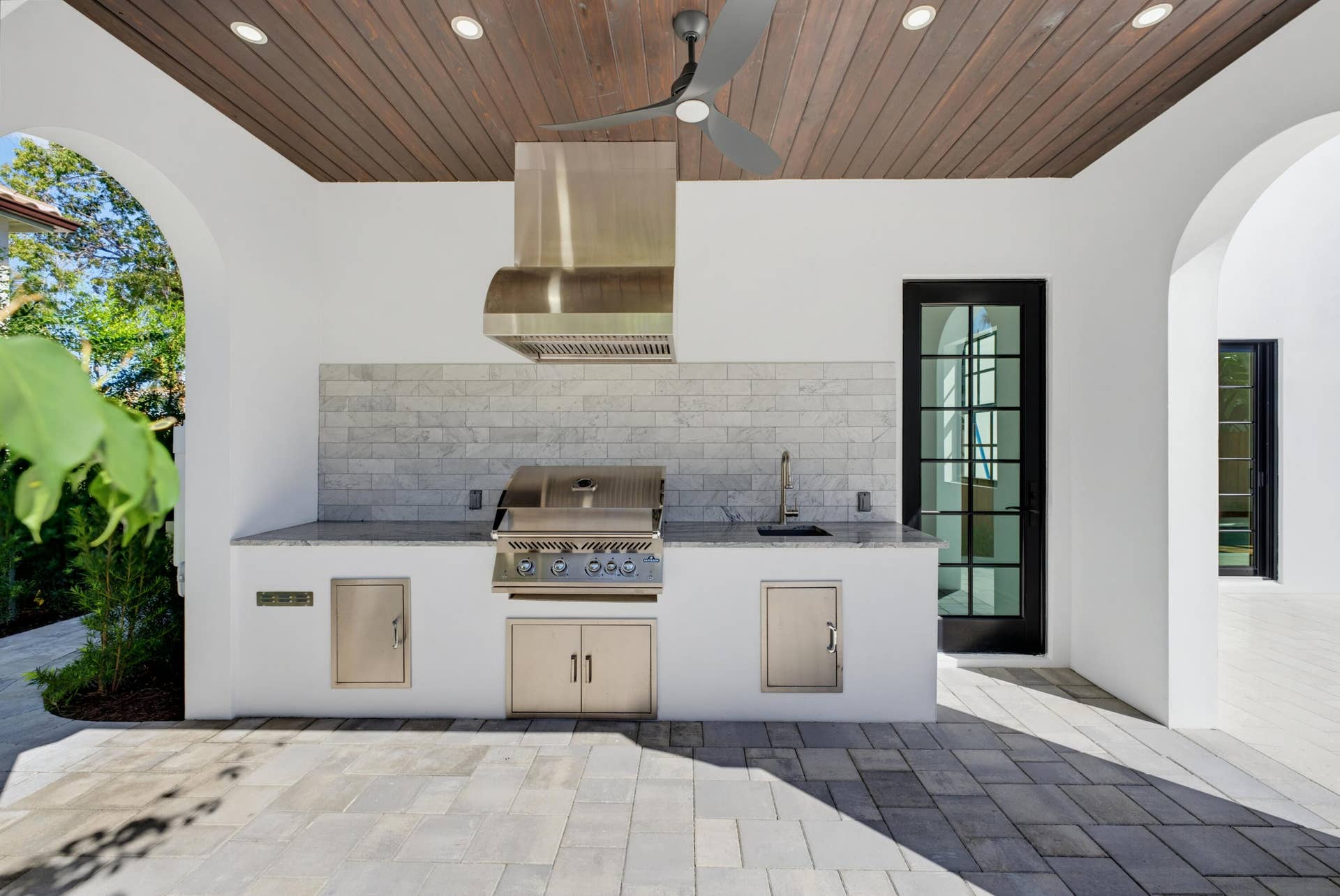 Outdoor Covered Kitchen