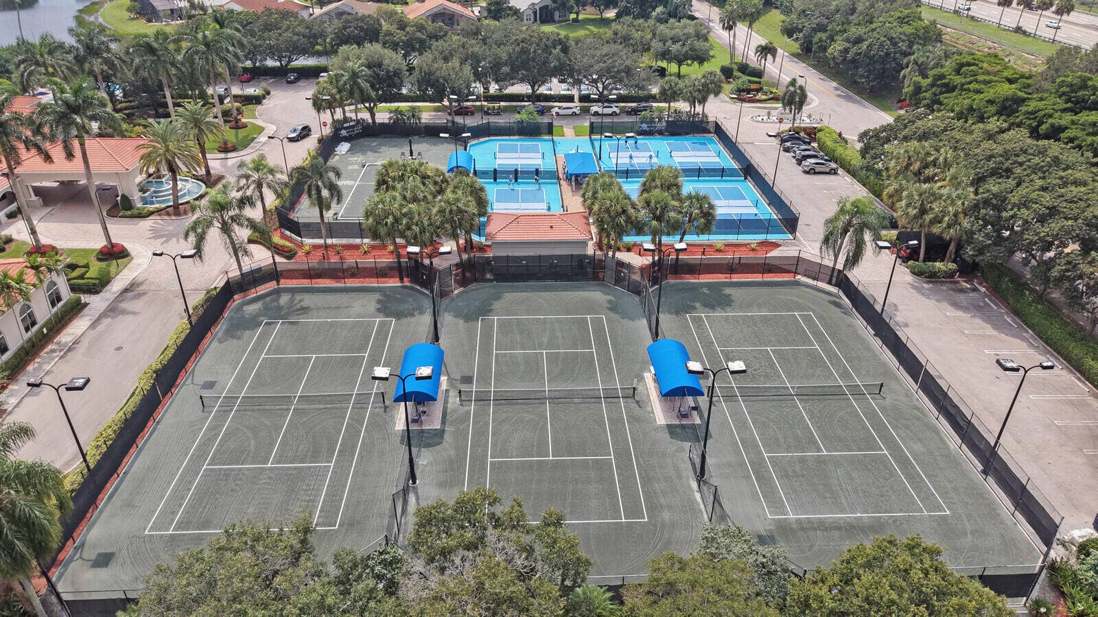 11674 Caracas Boulevard, Boynton Beach, FL 33437 Community Courts - Aerial View