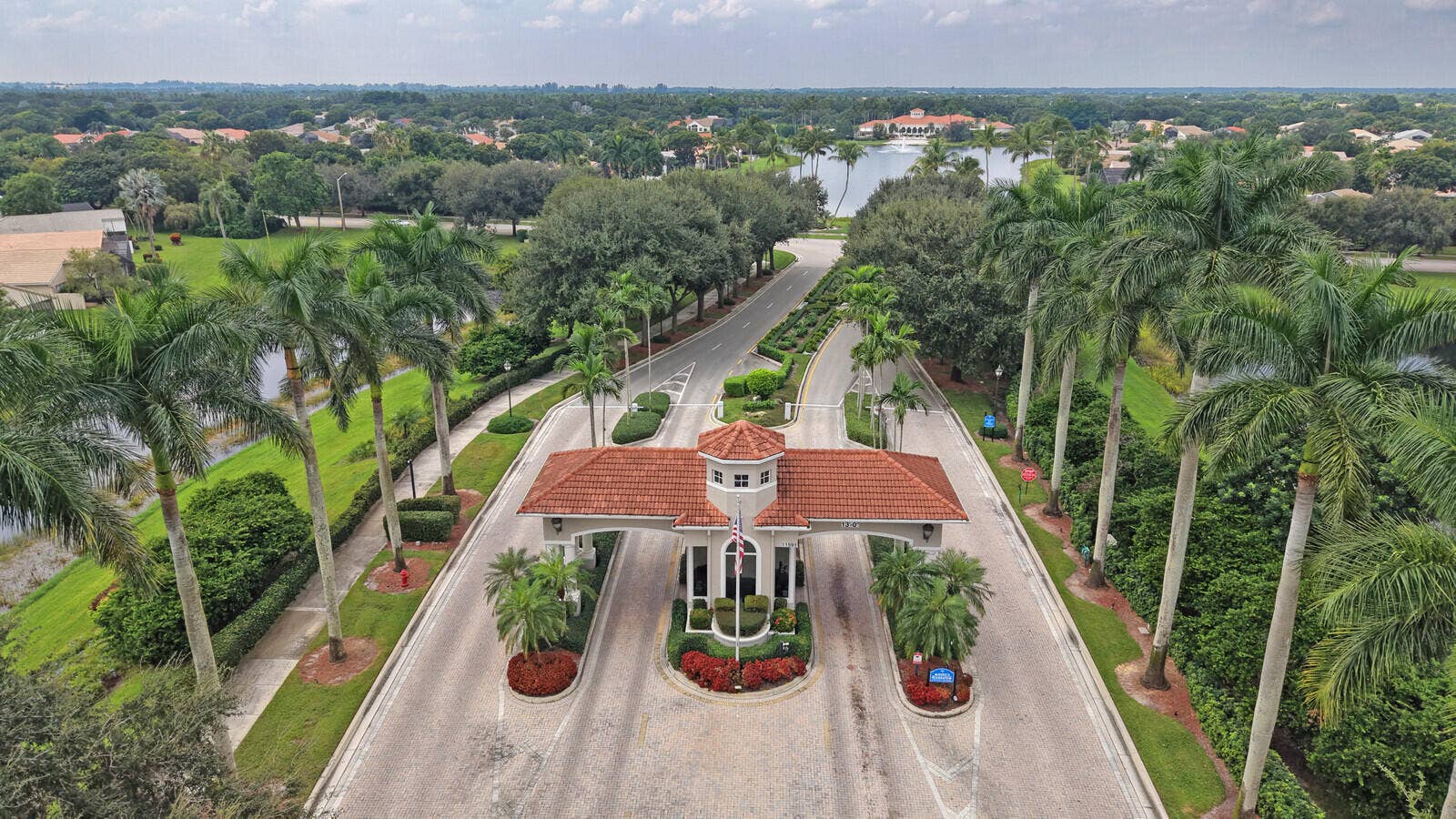 11674 Caracas Boulevard, Boynton Beach, FL 33437 Community Entrance - Aerial View