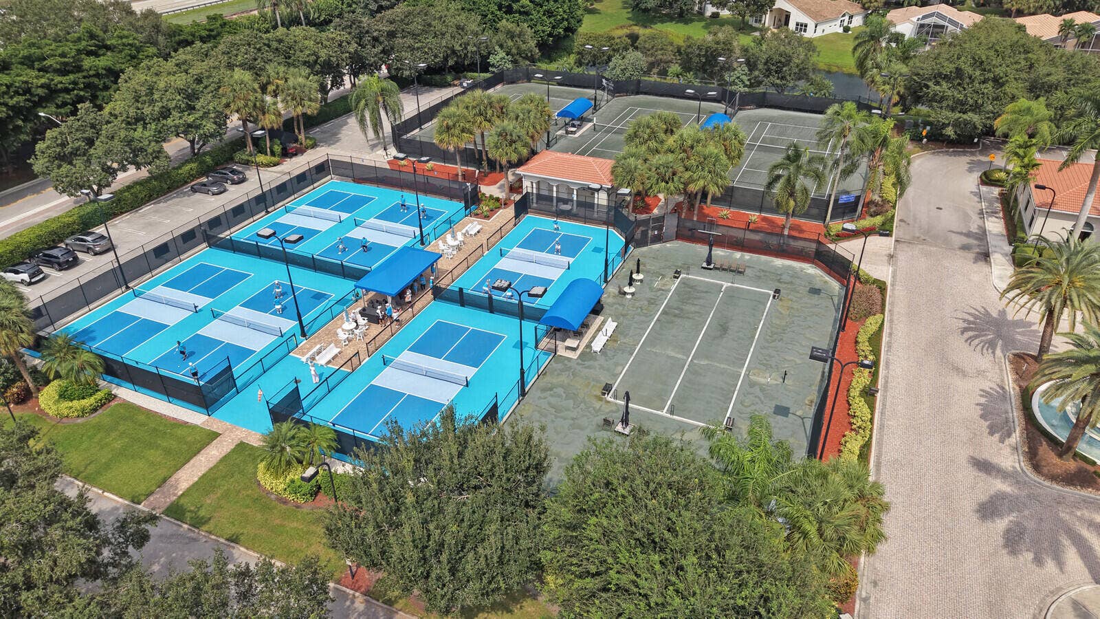 11674 Caracas Boulevard, Boynton Beach, FL 33437 Community Courts - Aerial View