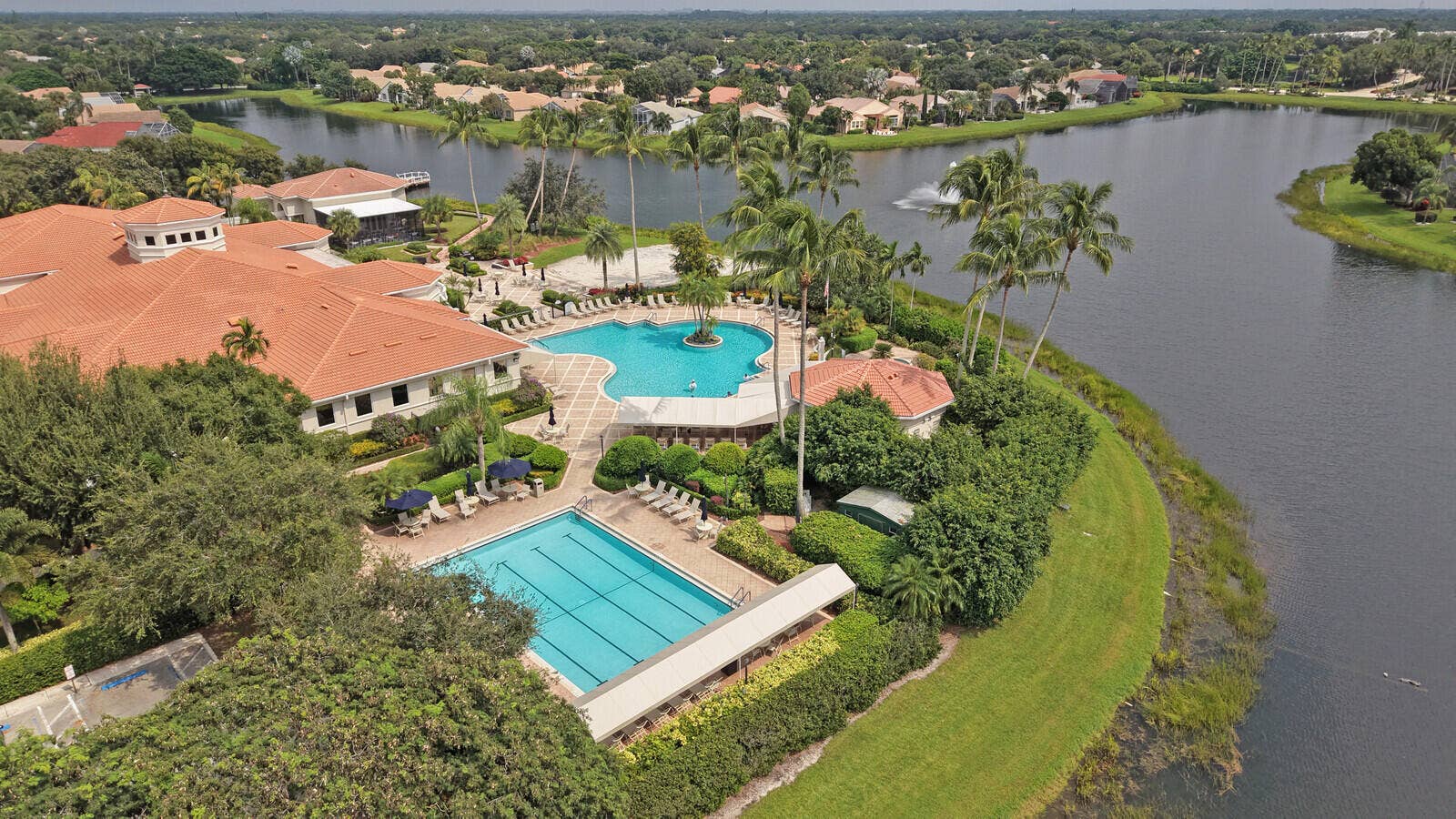 11674 Caracas Boulevard, Boynton Beach, FL 33437 Community Pool - Aerial View