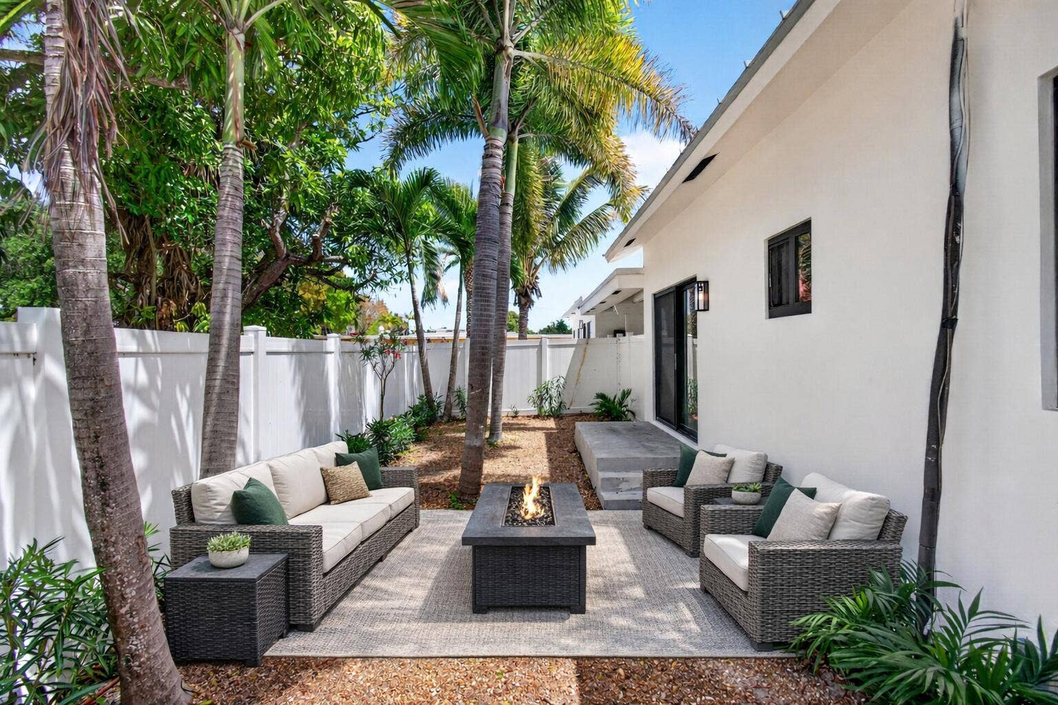517 NW 1st Street, Delray Beach, FL 33444 Virtually Staged yard 2