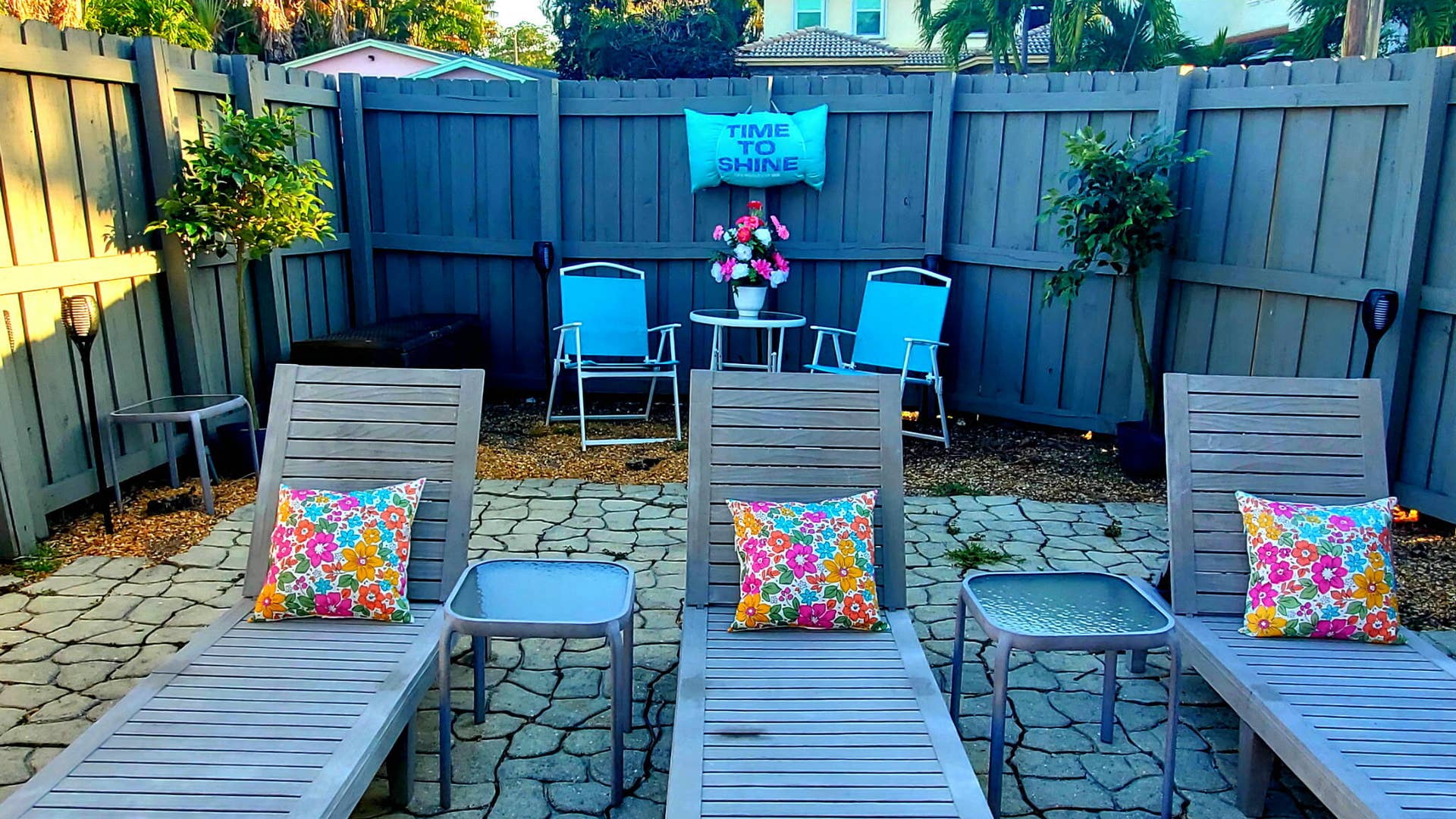 2225 NE 14th Avenue, #1, Wilton Manors, FL 33305 Fenced patio.