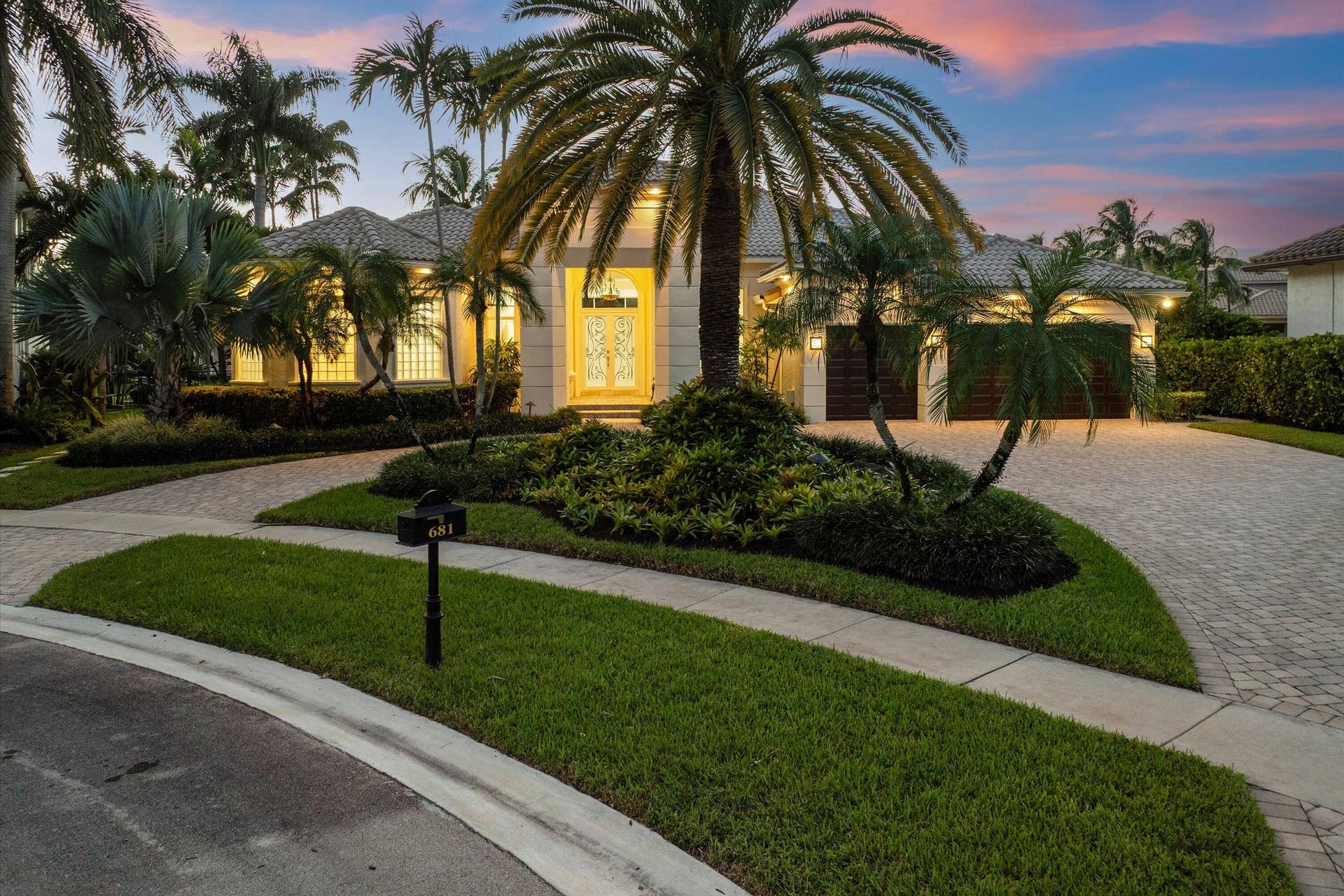 Huge Circular Driveway
