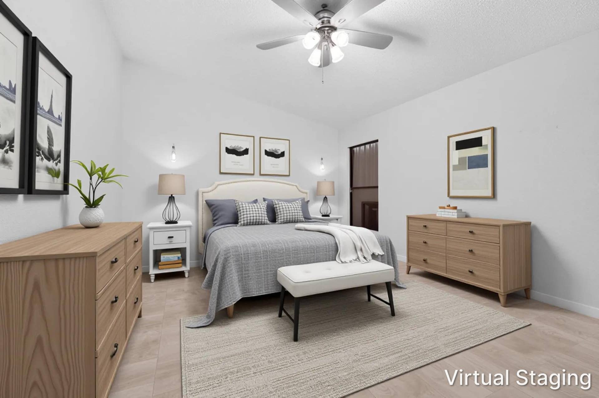2915 Riviera Drive, Delray Beach, FL 33445 Large Primary Suite with ensuite bathroom and large walk in closet