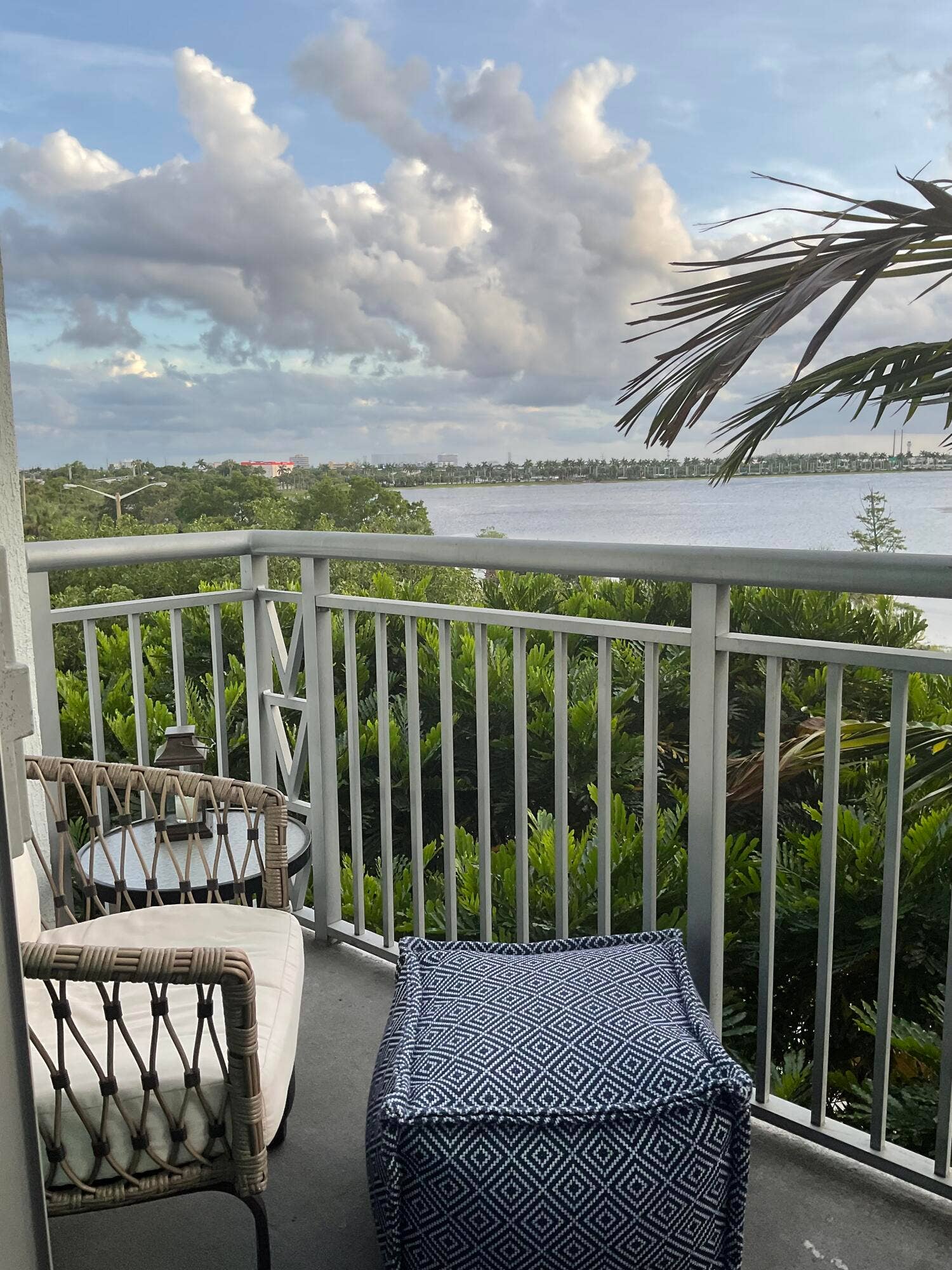 Balcony overlooks Clear Lake with views to the north, west and south.