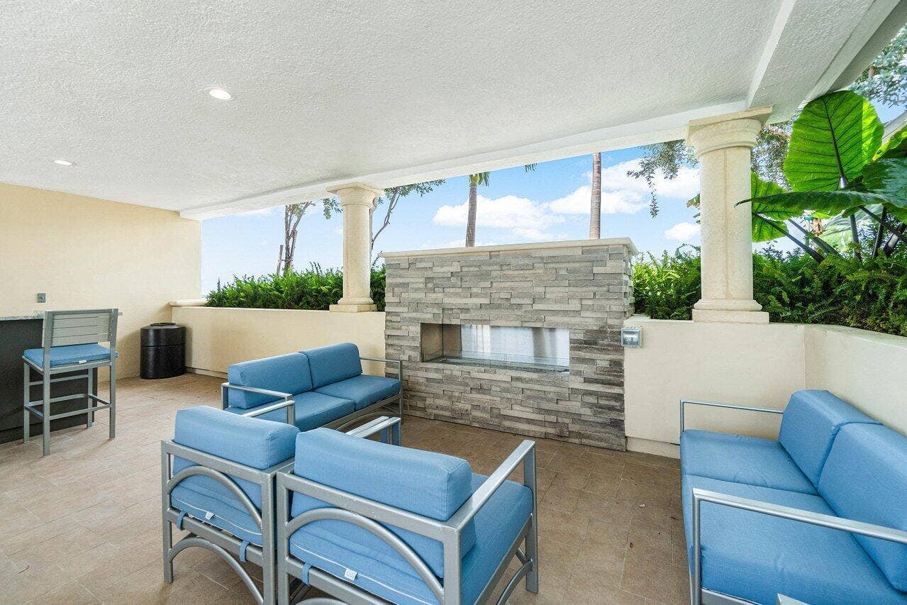 outdoor social area