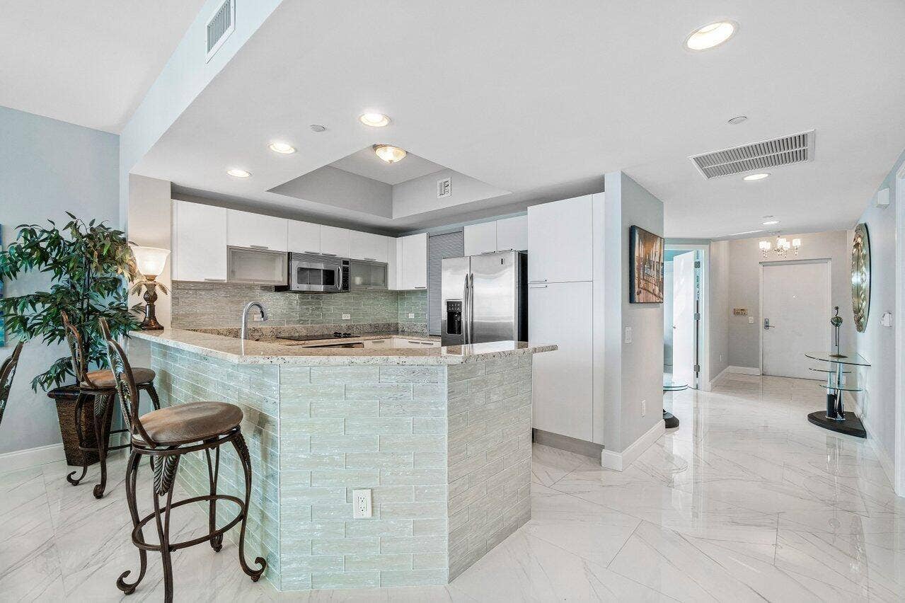 open kitchen for entertaining