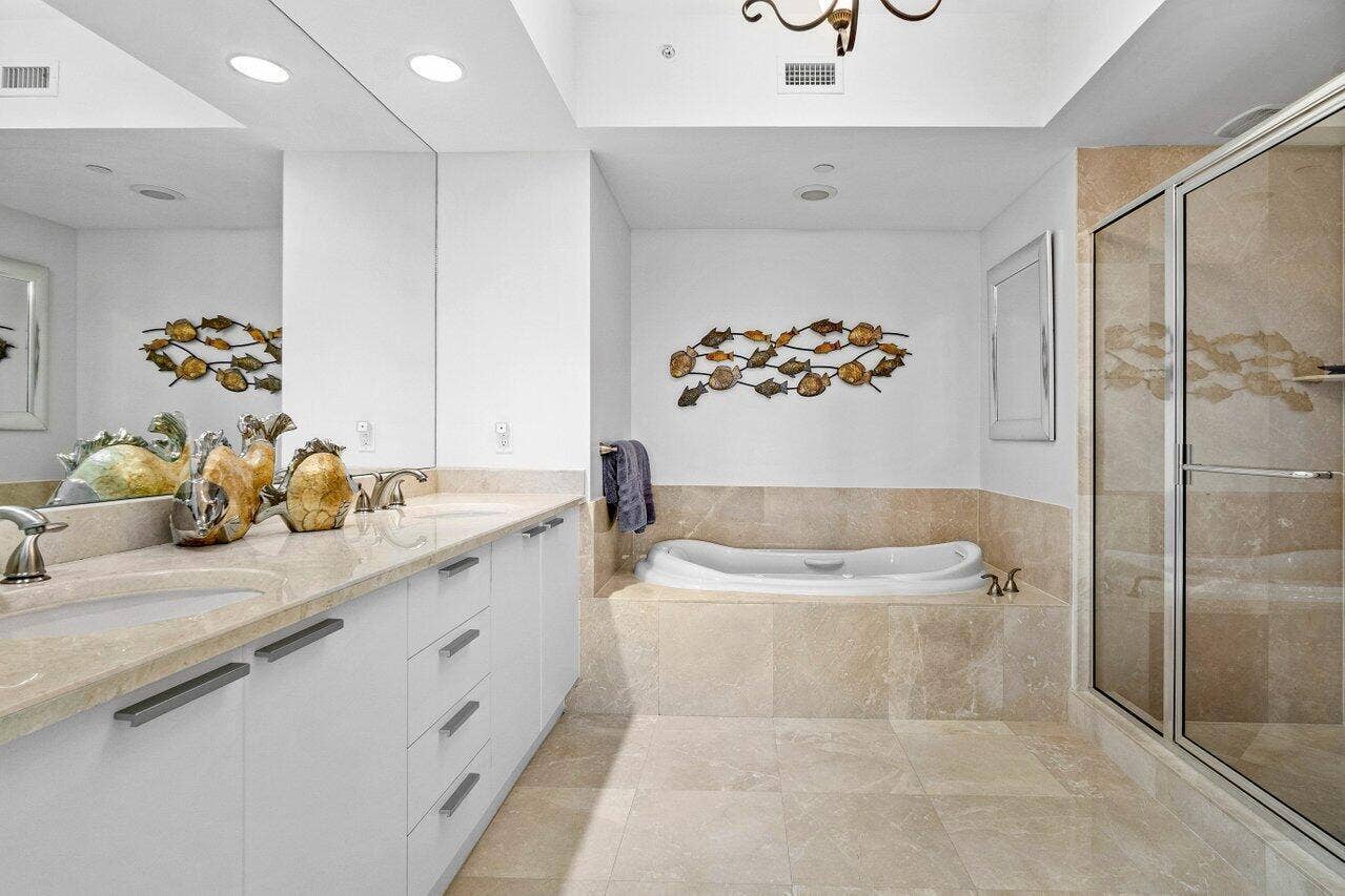 separate shower