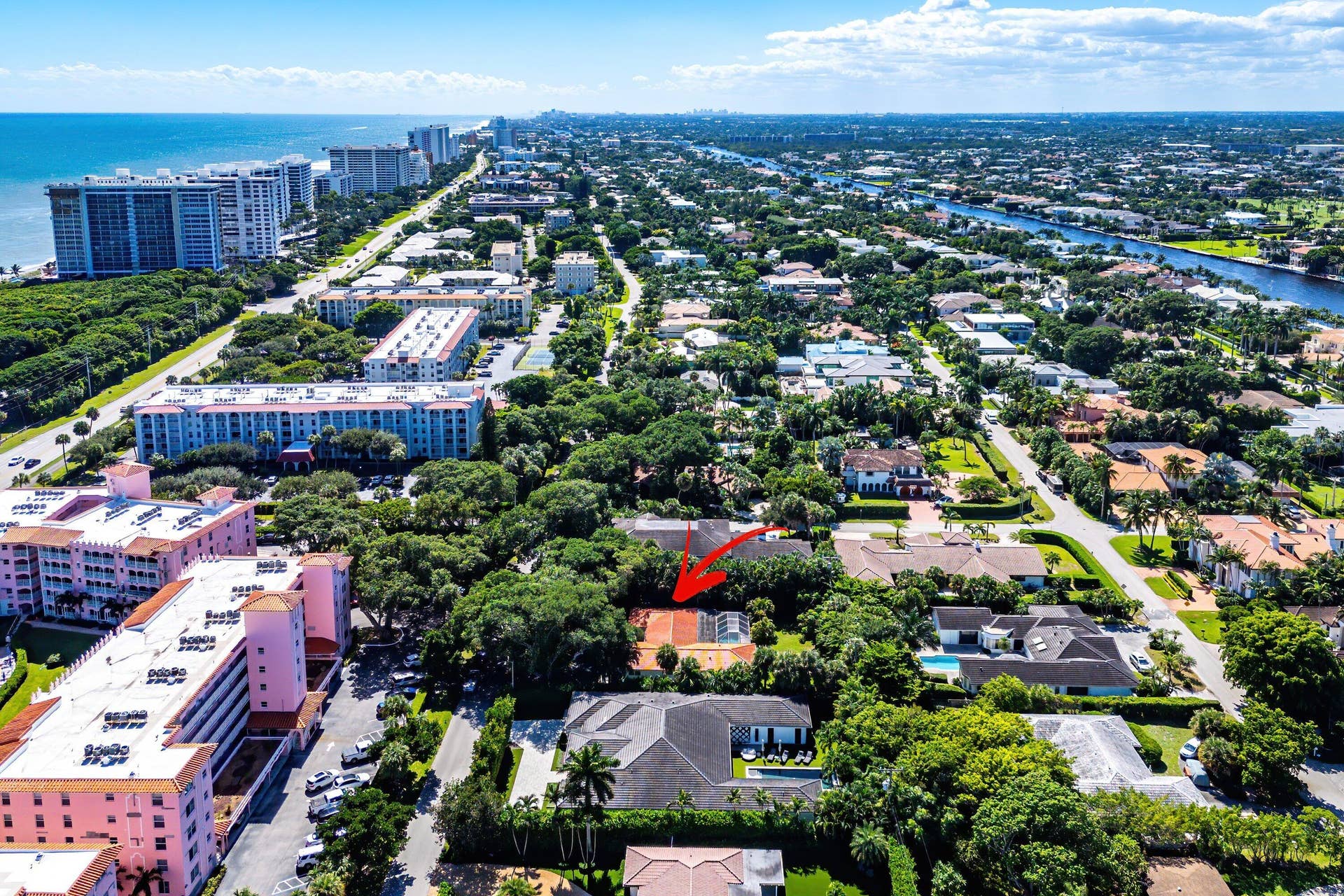 1075 Banyan Road, Boca Raton, FL 33432 View to South