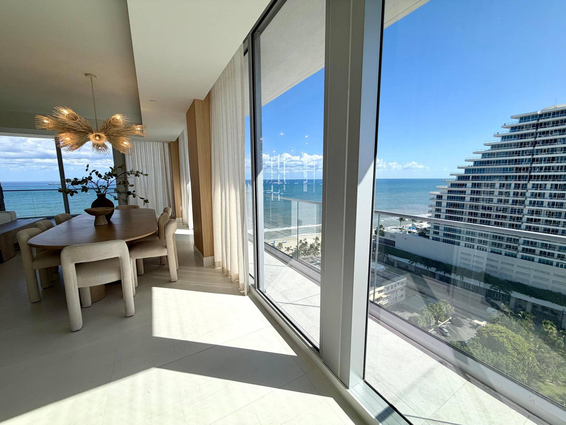 153 N Seabreeze Blvd, #1602, Fort Lauderdale, FL 33304 View from dining area