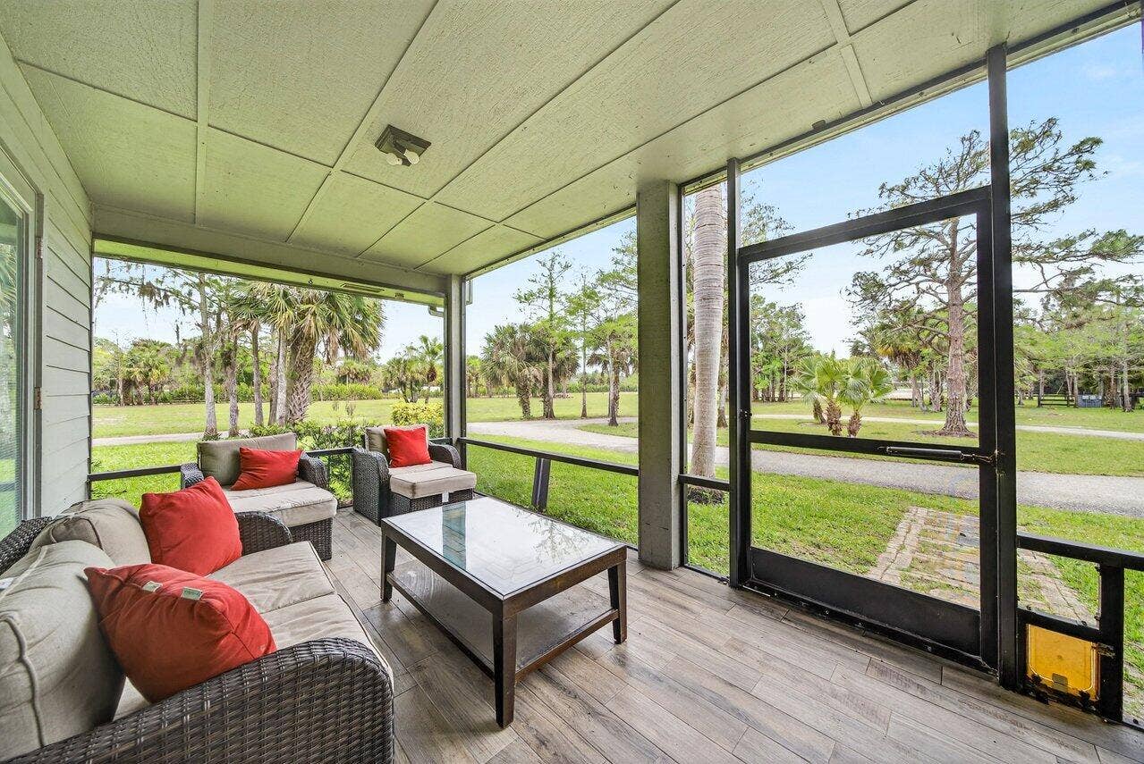 2741 Buck Ridge Trail, Loxahatchee, Loxahatchee, FL 33470 Screened Patio