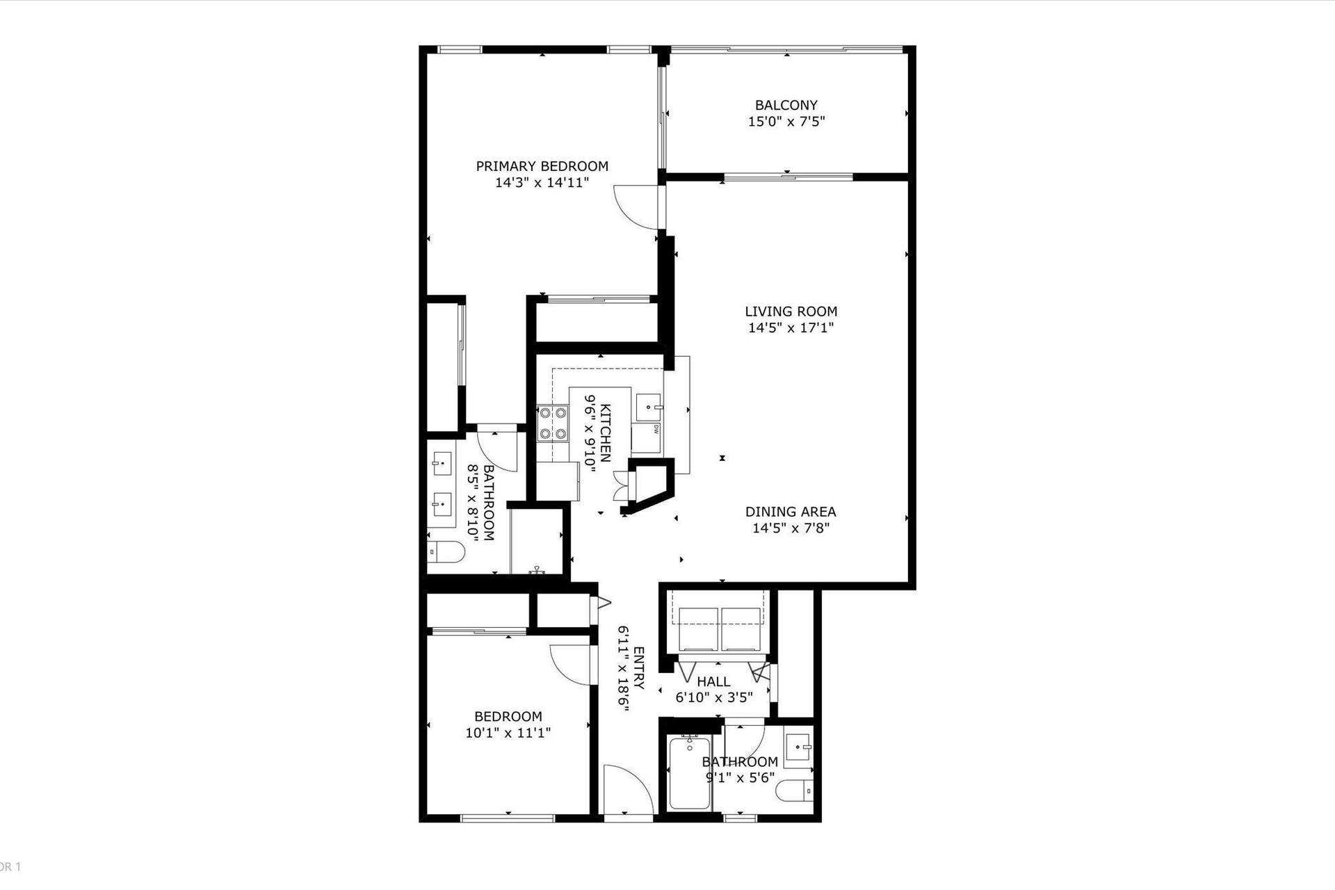 2240 N Cypress Bend Drive, #704, Pompano Beach, FL 33069 01-2240 N Cypress Bend Dr_floor plan