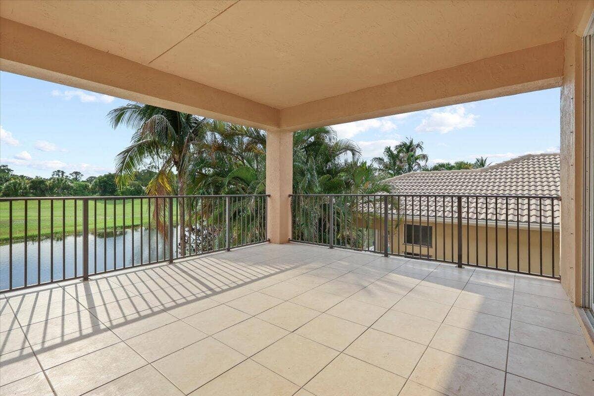 1831 Waldorf Drive E, Royal Palm Beach, FL 33411 TERRACE FROM MAIN MASTER SUITE ON SECOND FLOOR