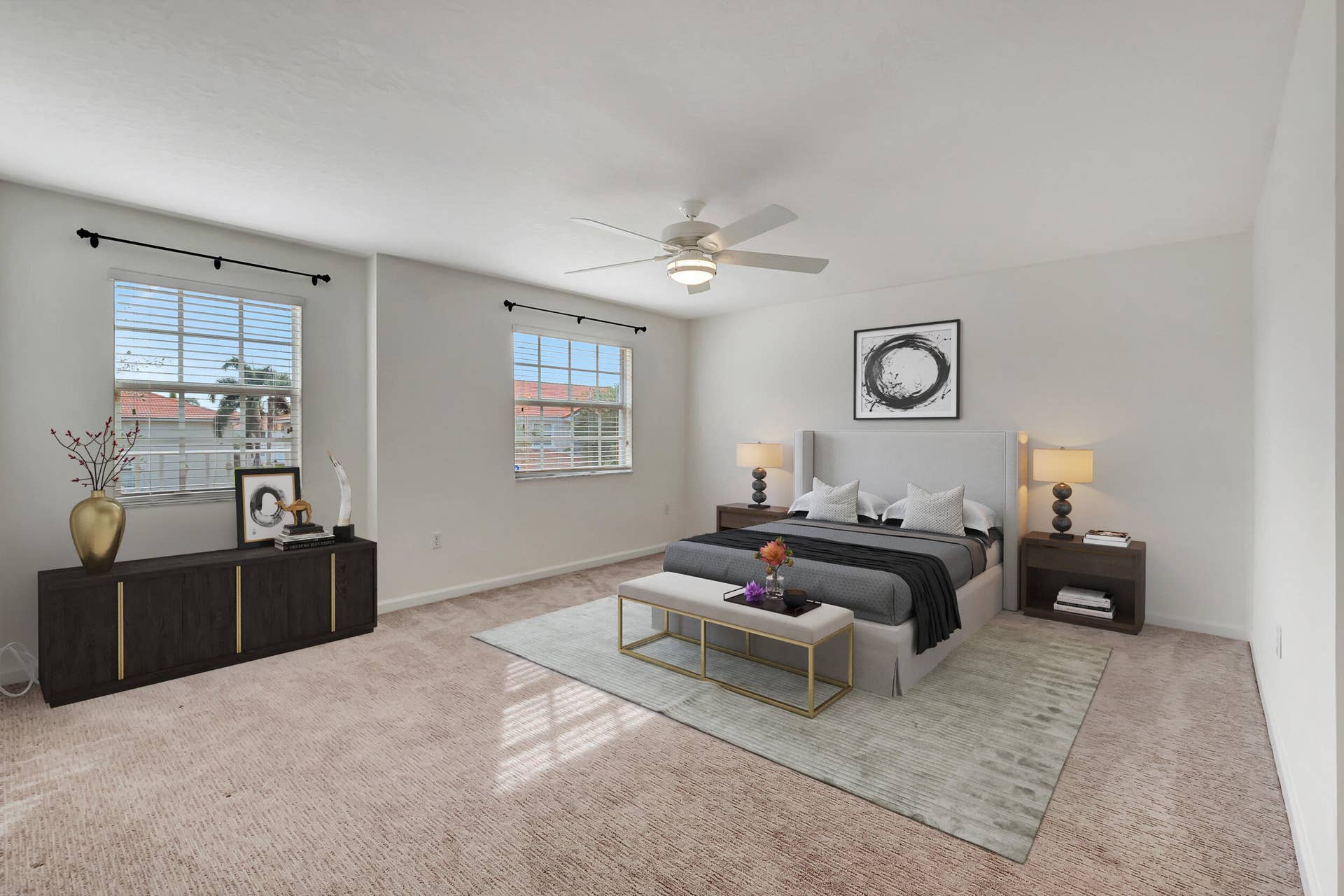 16169 Poppy Seed Circle, Delray Beach, FL 33484 Staged Master Bedroom