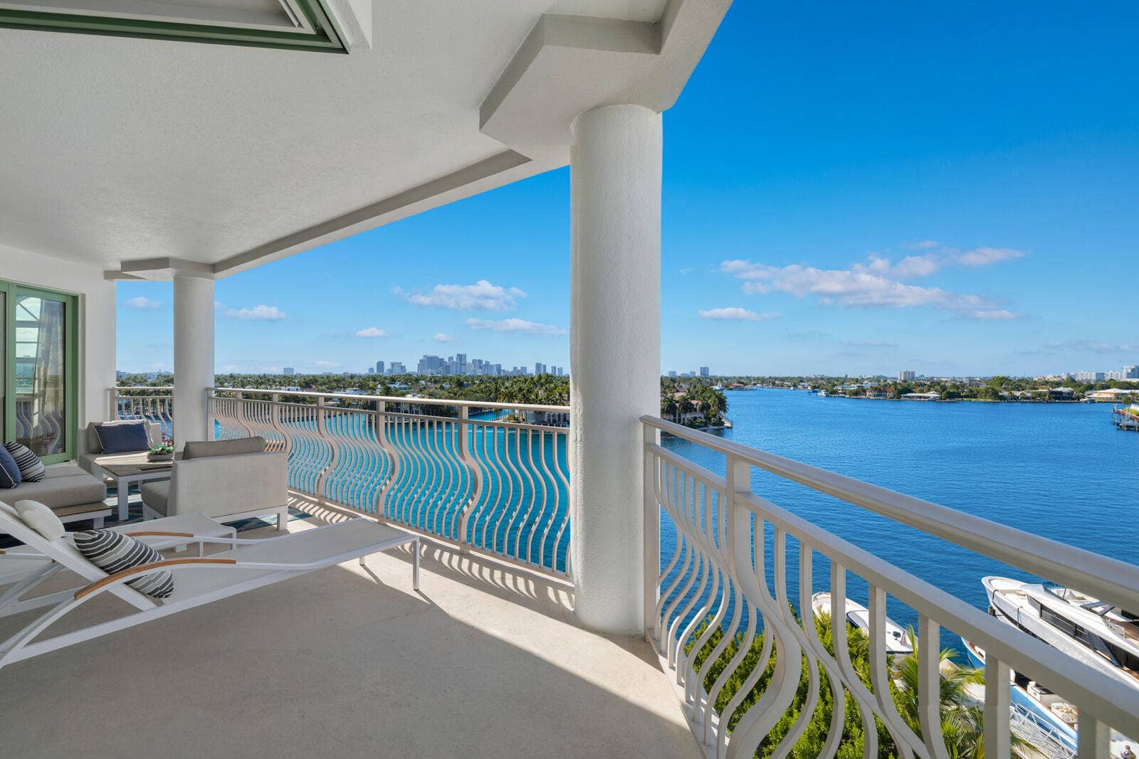 301 N Birch Road, #7N, Fort Lauderdale, FL 33304 Balcony
