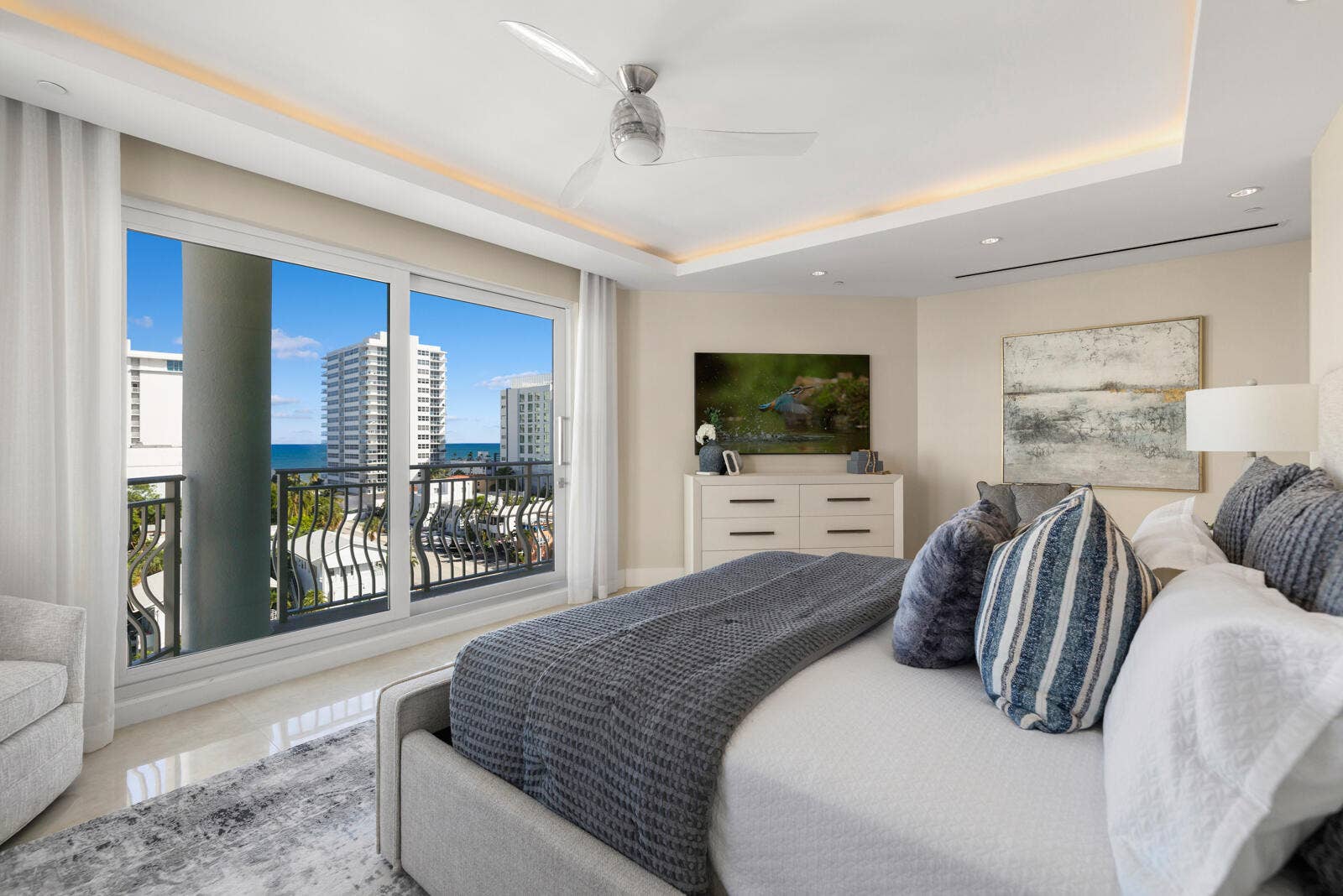 301 N Birch Road, #7N, Fort Lauderdale, FL 33304 Primary Bedroom