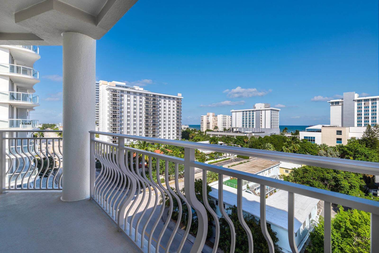 301 N Birch Road, #7N, Fort Lauderdale, FL 33304 Balcony 3