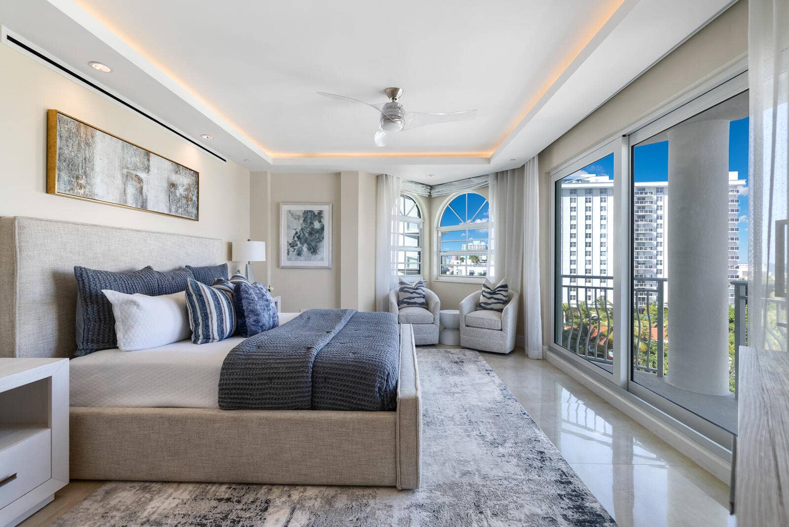 301 N Birch Road, #7N, Fort Lauderdale, FL 33304 Primary Bedroom