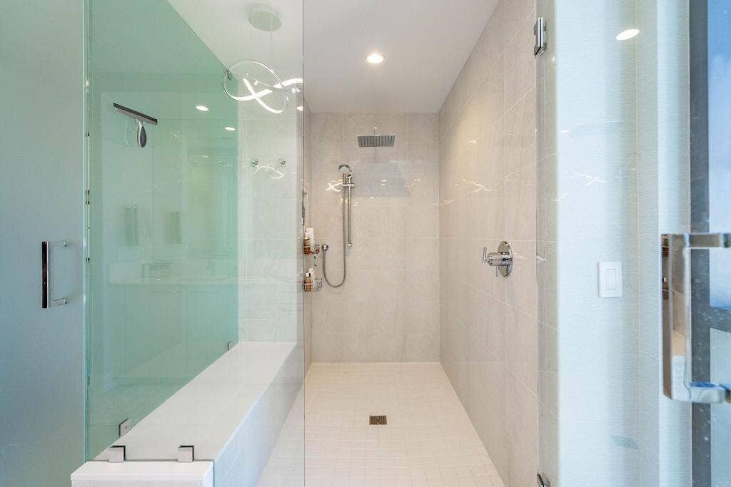 19 Primary Bath Walk-In Shower, Natural