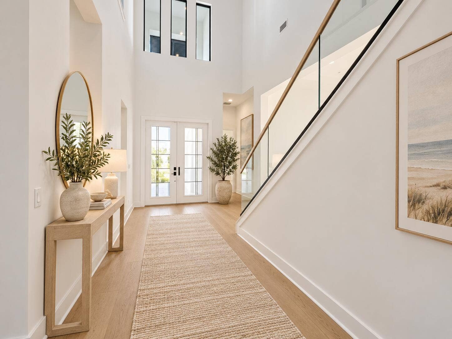 13271 Artisan Circle, Palm Beach Gardens, FL 33418 Elegant Coastal Farmhouse Foyer
