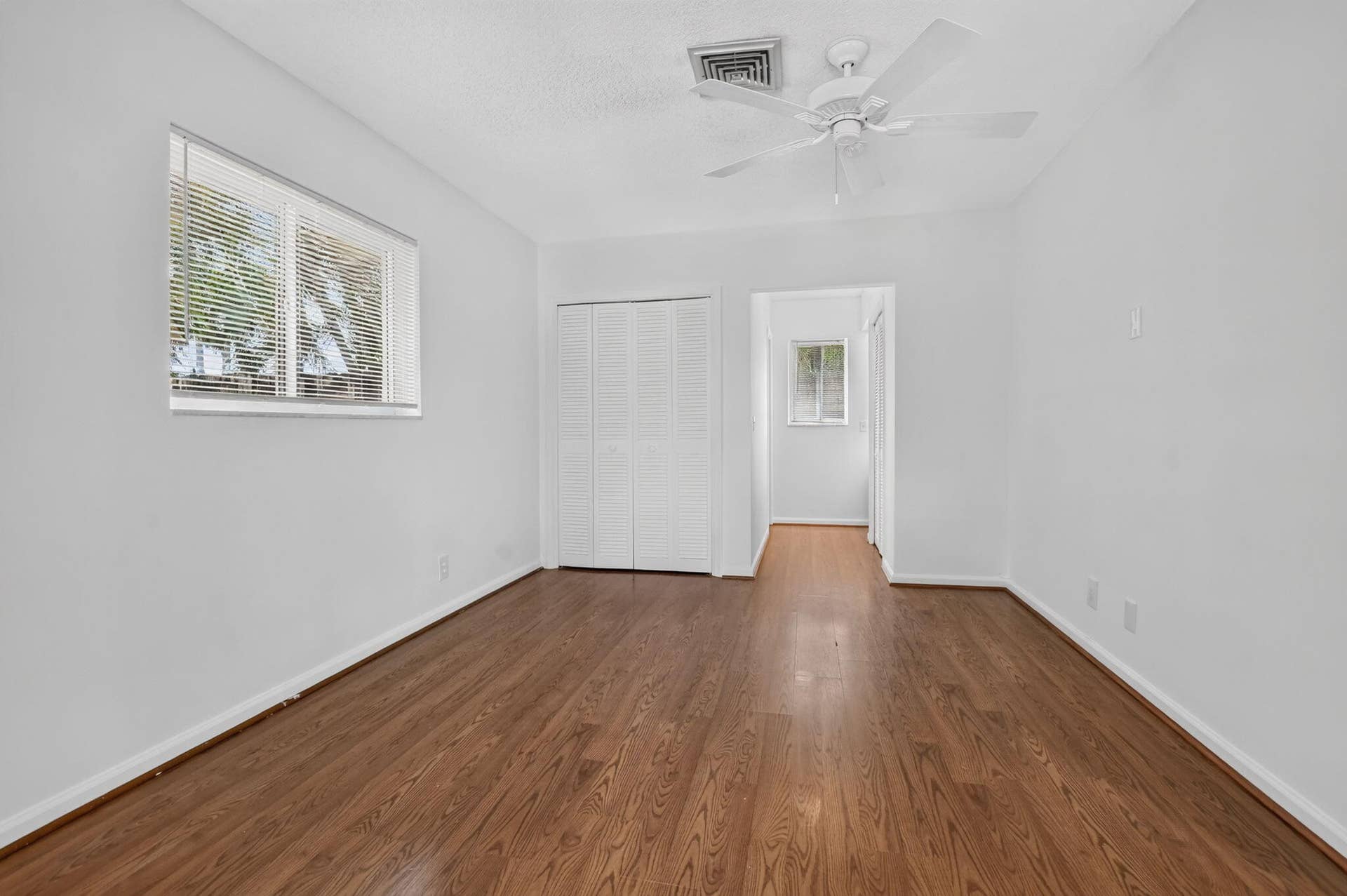2175 Park Place, Boca Raton, FL 33486 Bedroom with Ceiling Fan