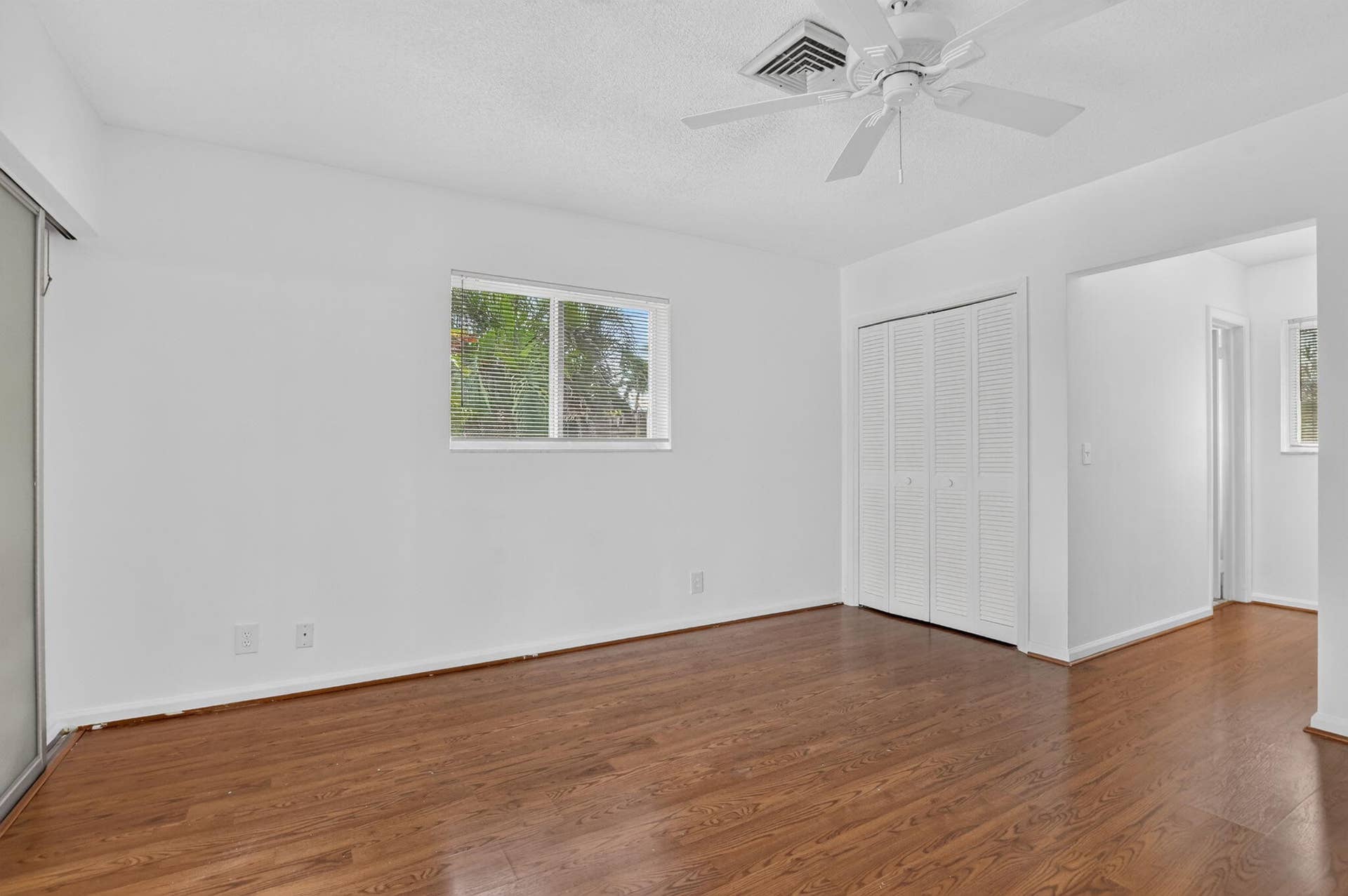 2175 Park Place, Boca Raton, FL 33486 Bedroom with Ceiling Fan