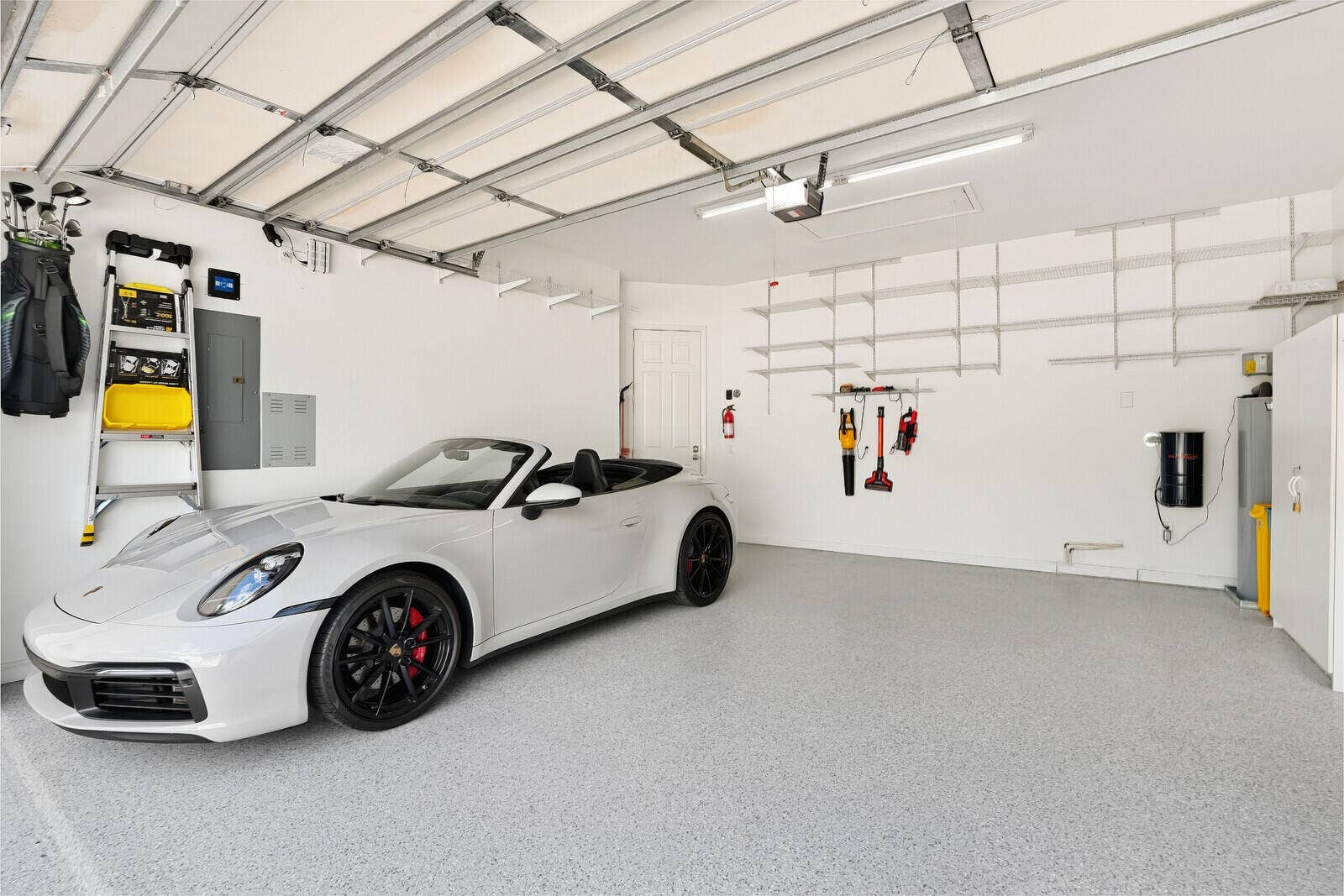 214 MARLBERRY Circle, Jupiter, FL 33458 Garage with New Epoxy floors