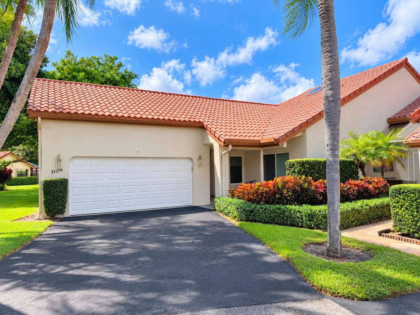 23379 Water Circle, Boca Raton, FL 33486 Sunny Mediterranean-Style Home Exterior