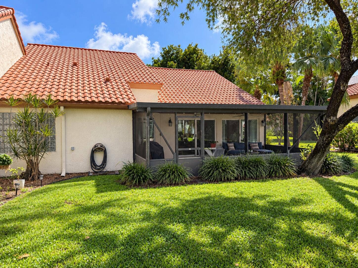 23379 Water Circle, Boca Raton, FL 33486 Sunlit Mediterranean Backyard Lanai