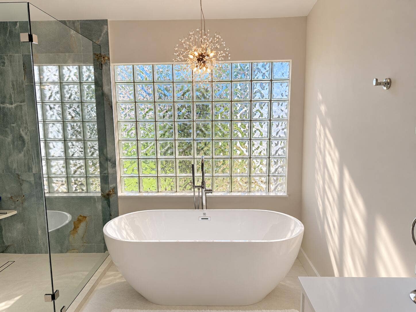 23379 Water Circle, Boca Raton, FL 33486 Serene Glass-Block Luxury Bathroom