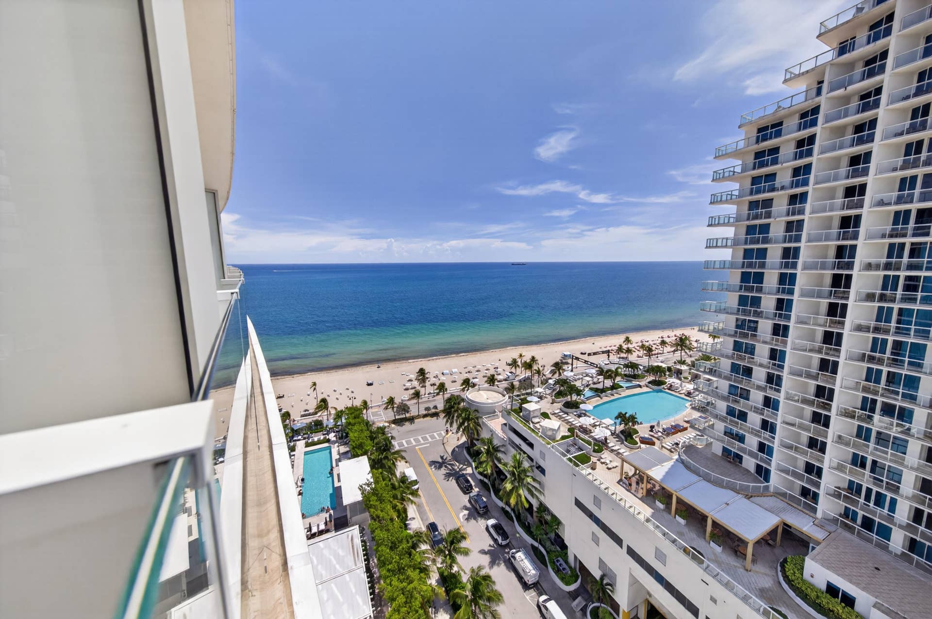 Ocean Views from all balconies & suites of private 2 Bedroom Residence.
