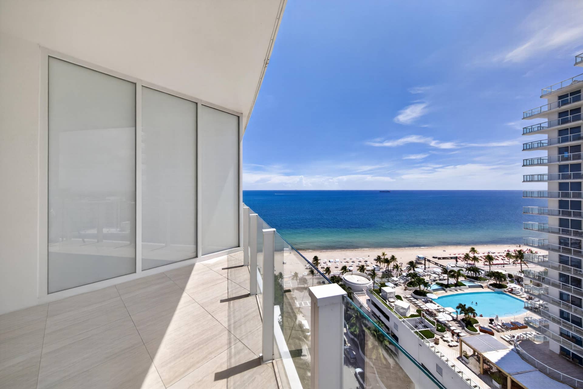 Ocean Views from all balconies & suites of private 2 Bedroom Residence.