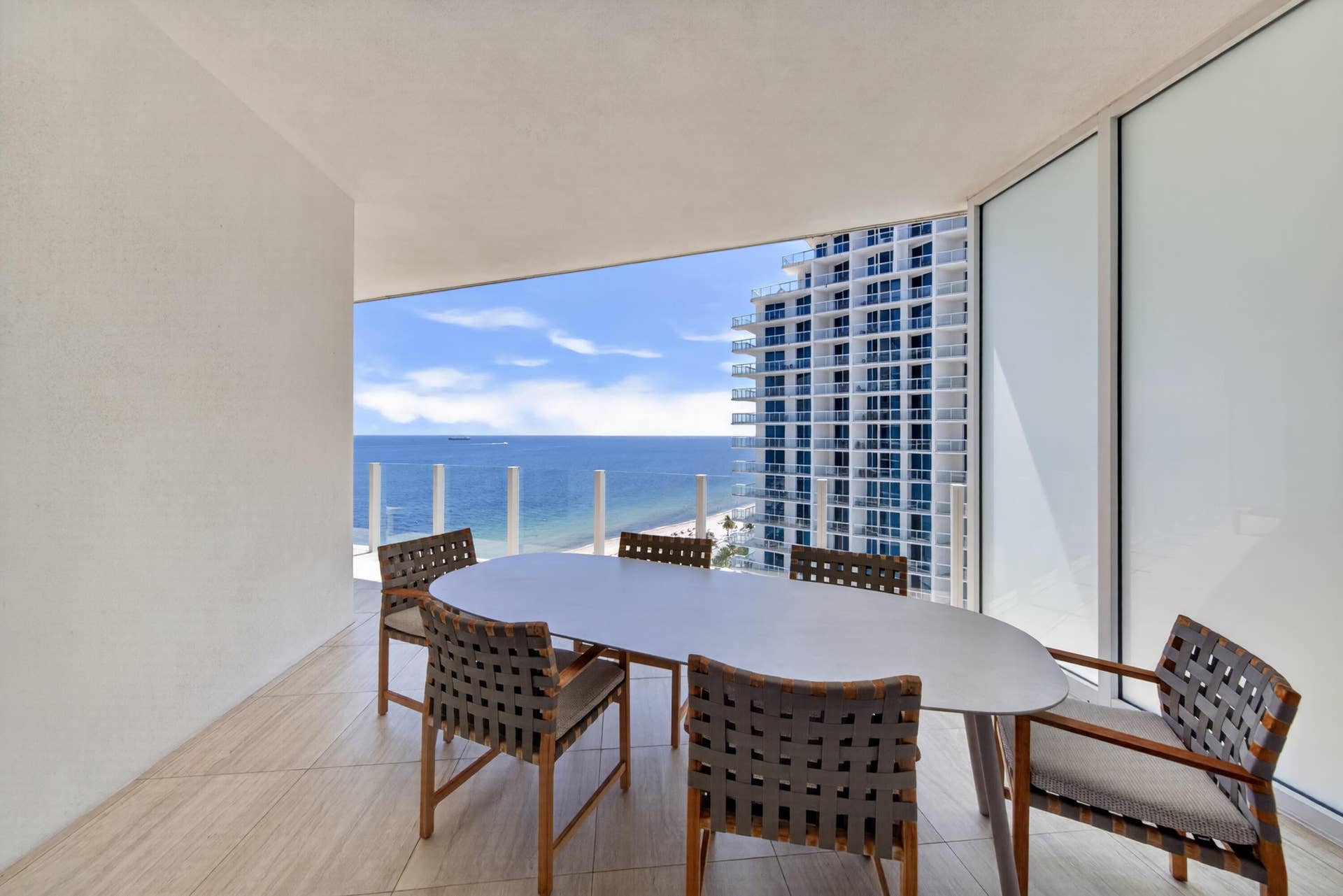 Ocean Views from all balconies & suites of private 2 Bedroom Residence.