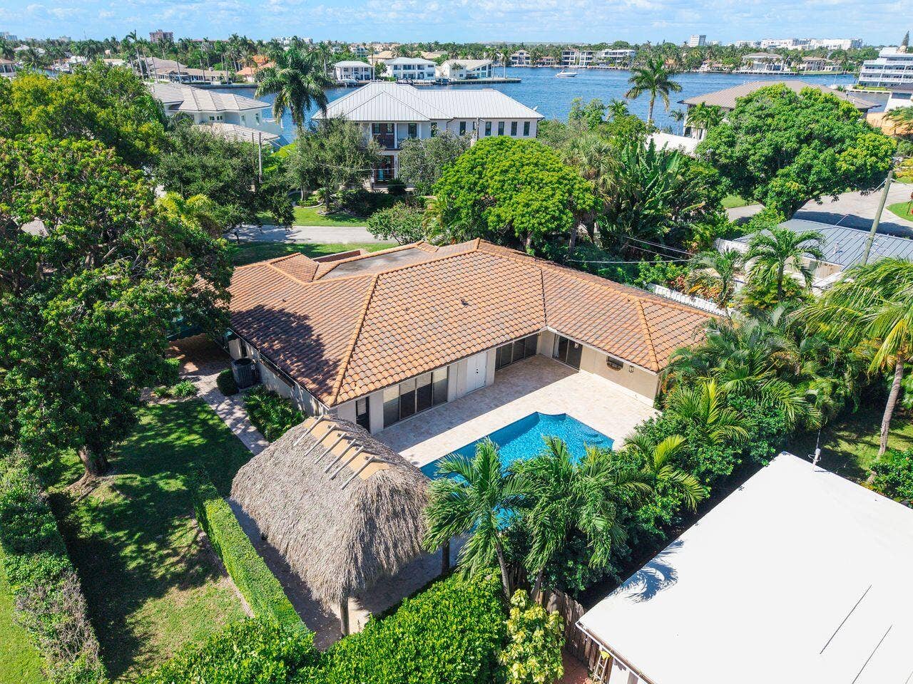 1350 W TERRA MAR Drive, Pompano Beach, FL 33062 Arial view of East side if Structure